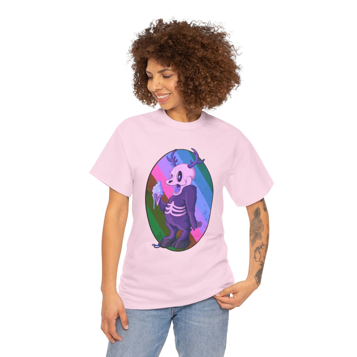 Monster Ice Cream Unisex Heavy Cotton Tee