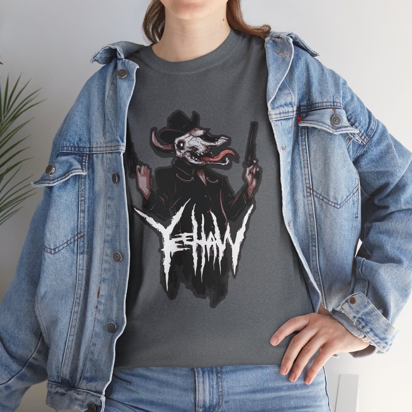 Cowboy Metal Unisex Heavy Cotton Tee