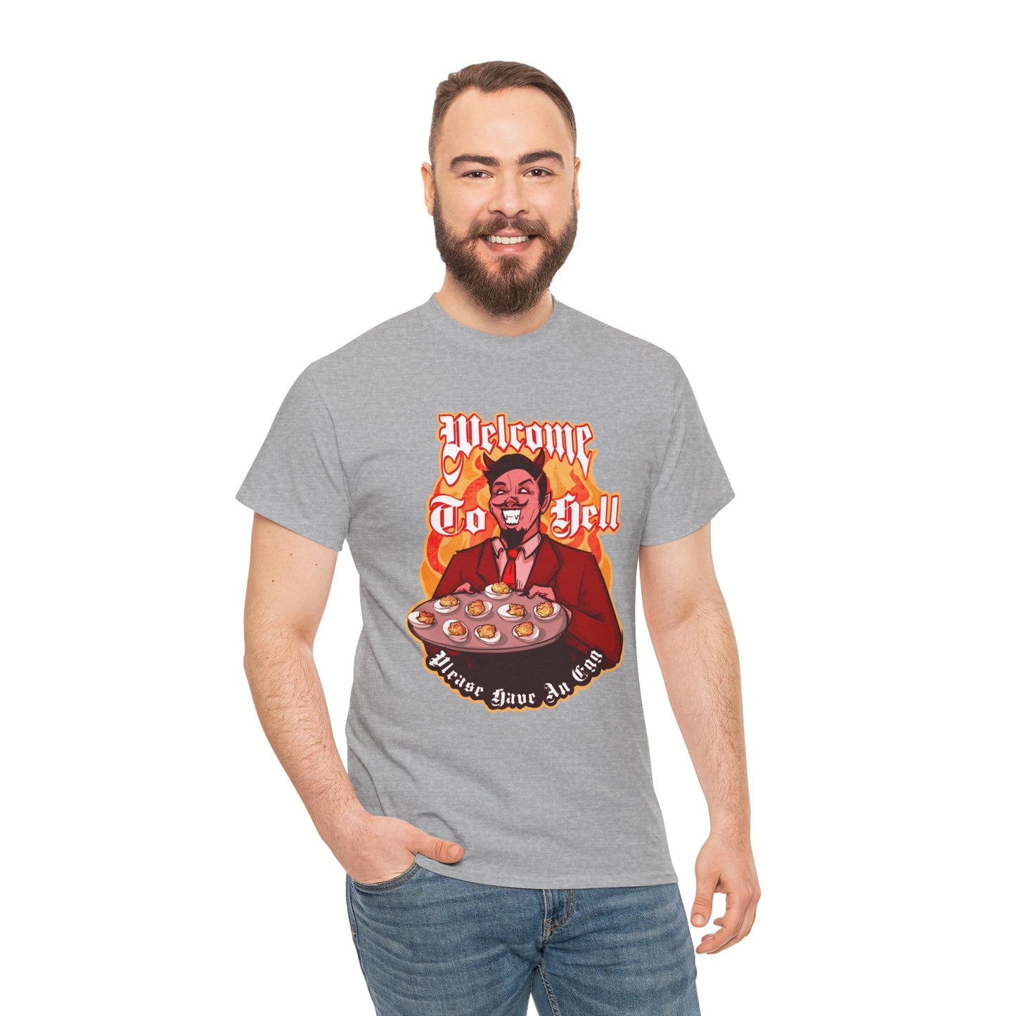 Deviled Eggs Unisex Heavy Cotton Tee