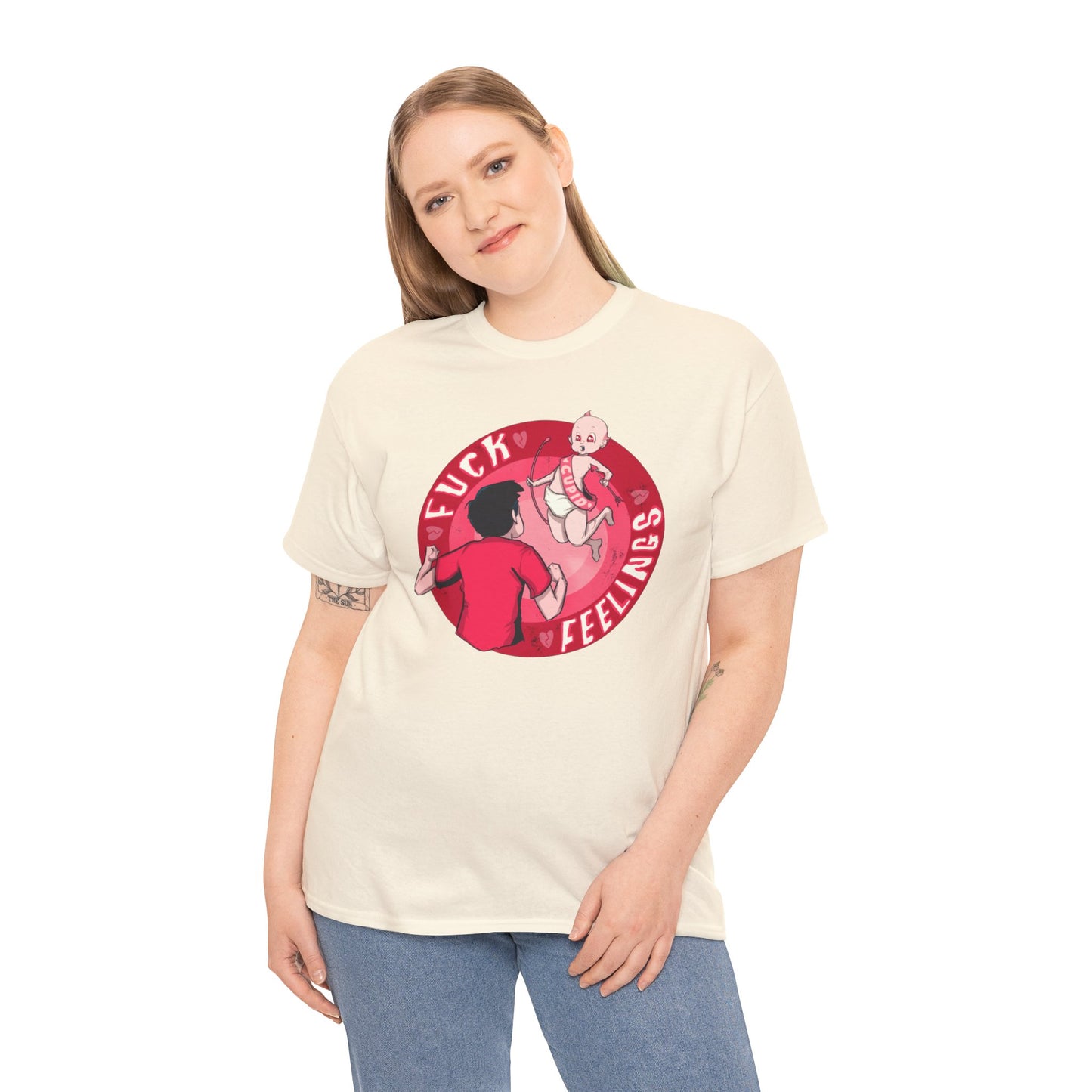 F Feelings Unisex Heavy Cotton Tee