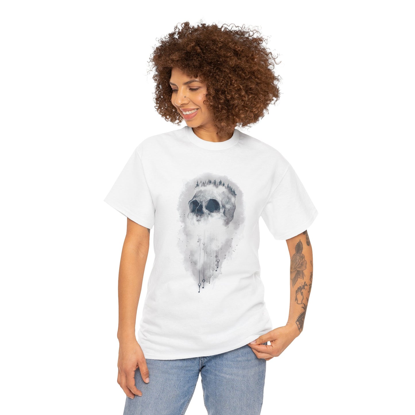 Elemental Skull Air Unisex Heavy Cotton Tee
