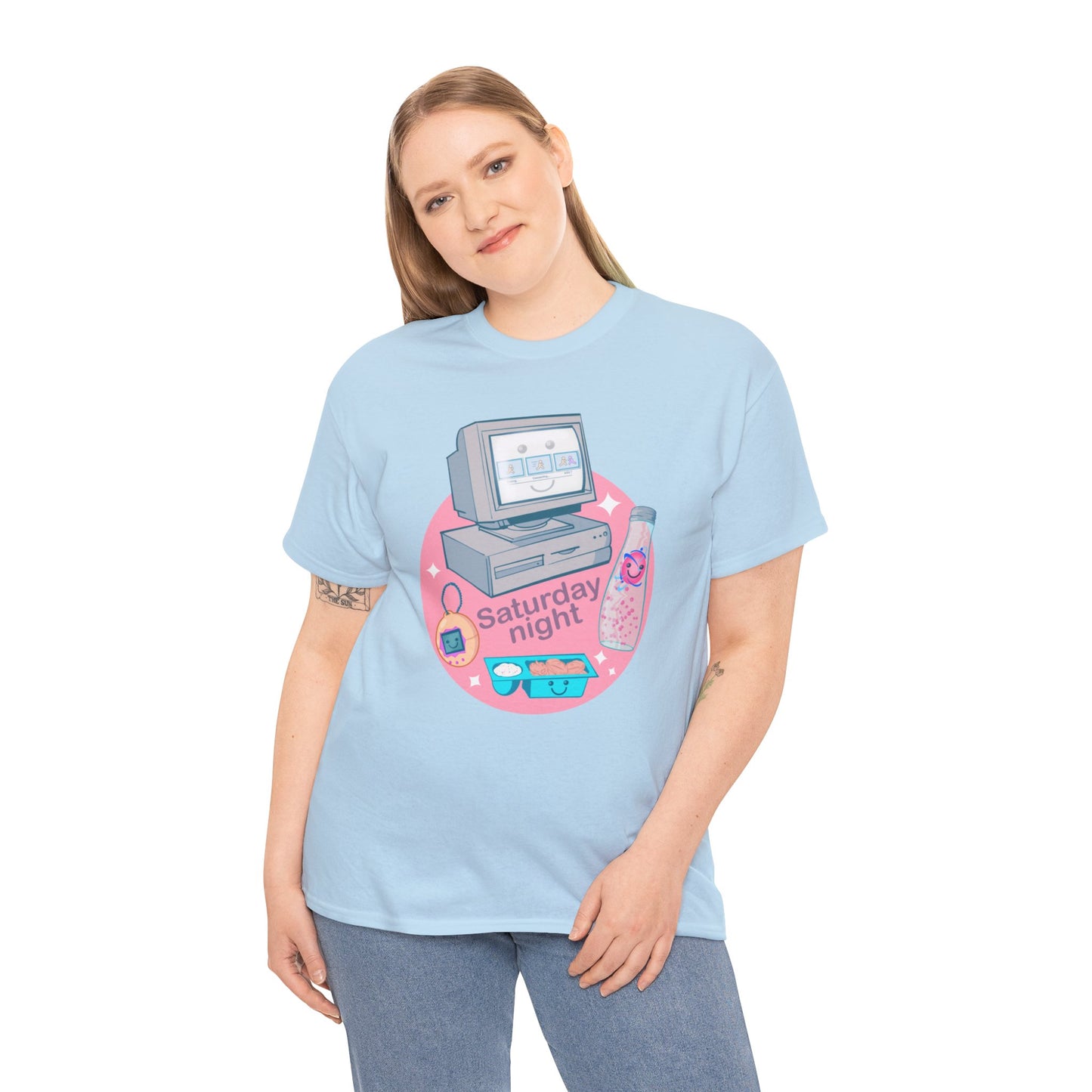 Saturday Night Unisex Heavy Cotton Tee