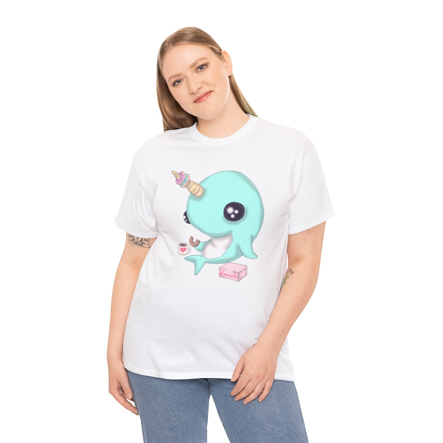 Narwhal Unisex Heavy Cotton Tee