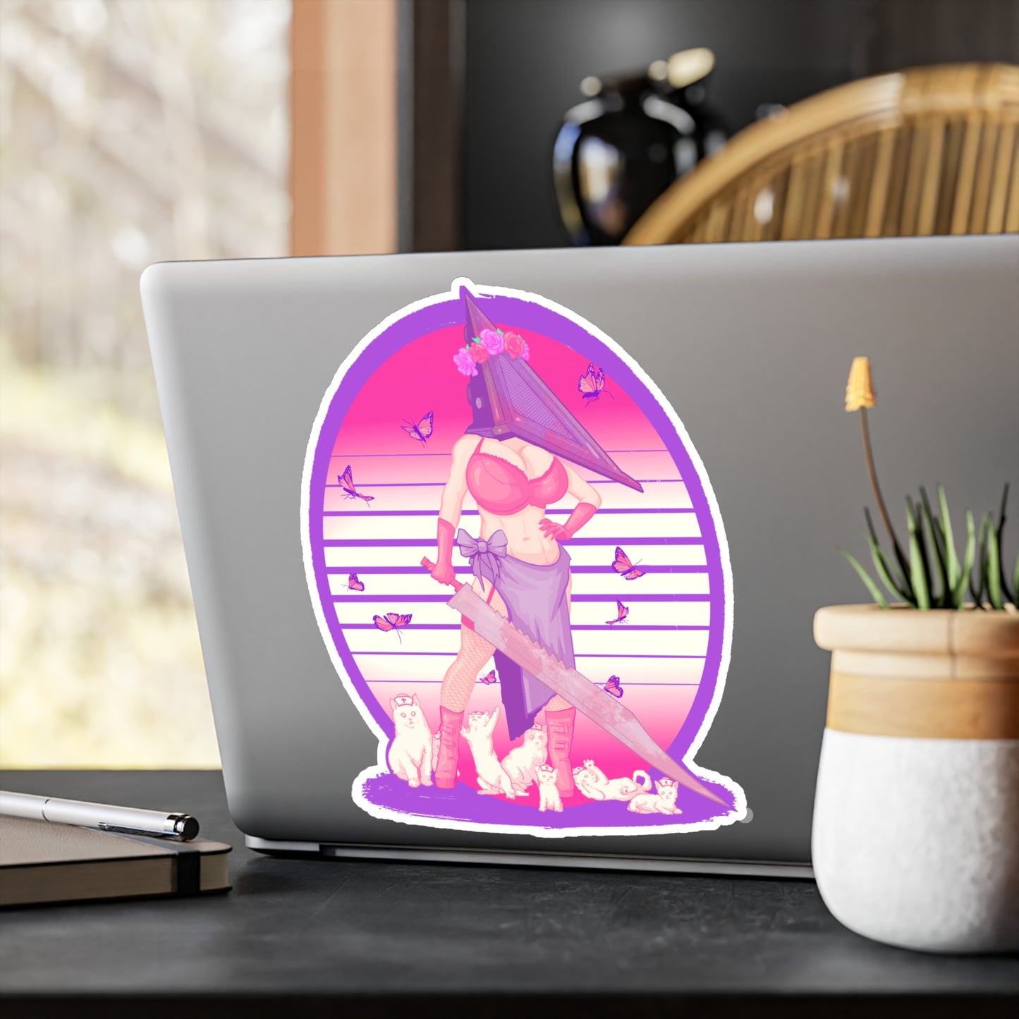 Pyramid Mommy Kiss-Cut Vinyl Decal