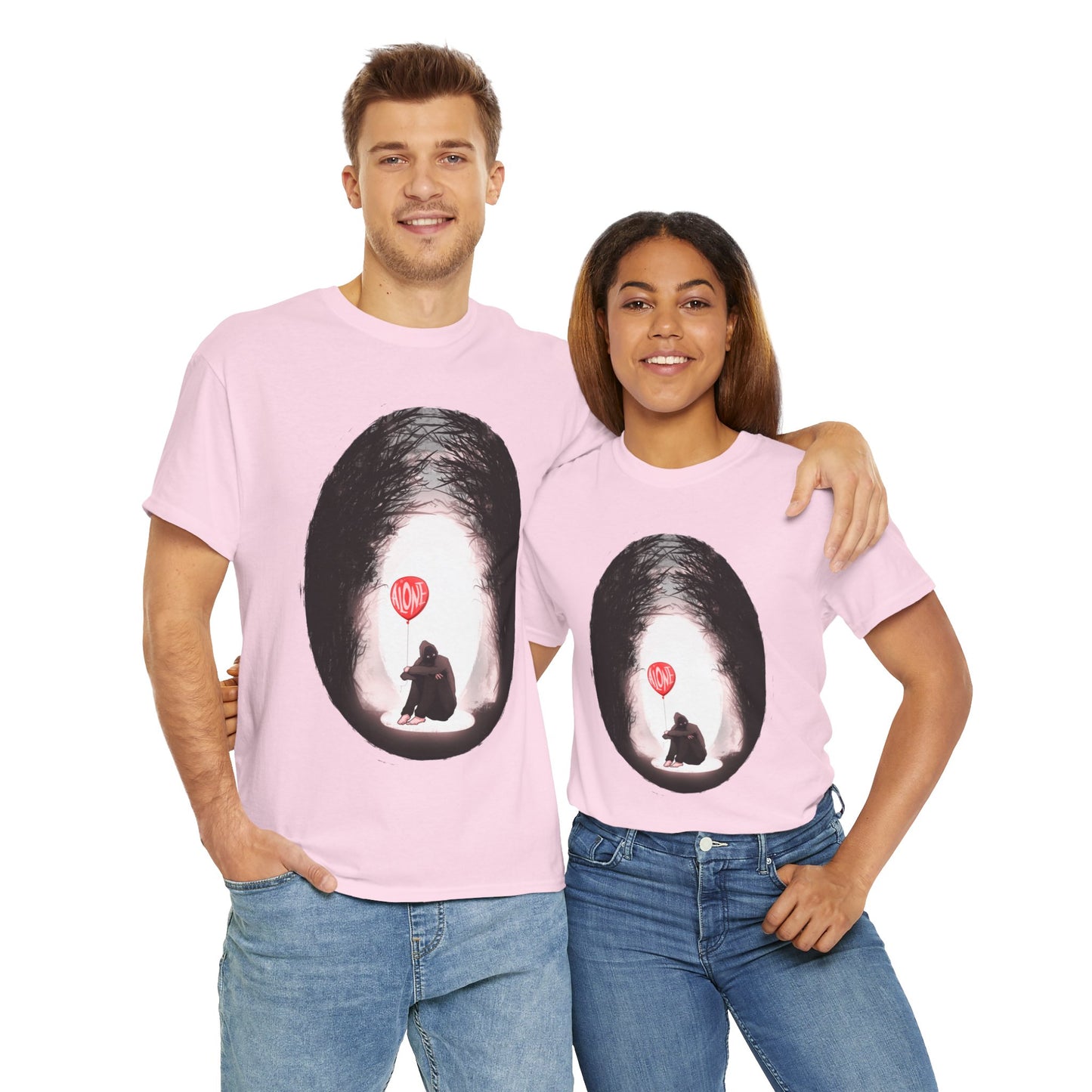 Forever Alone Unisex Heavy Cotton Tee