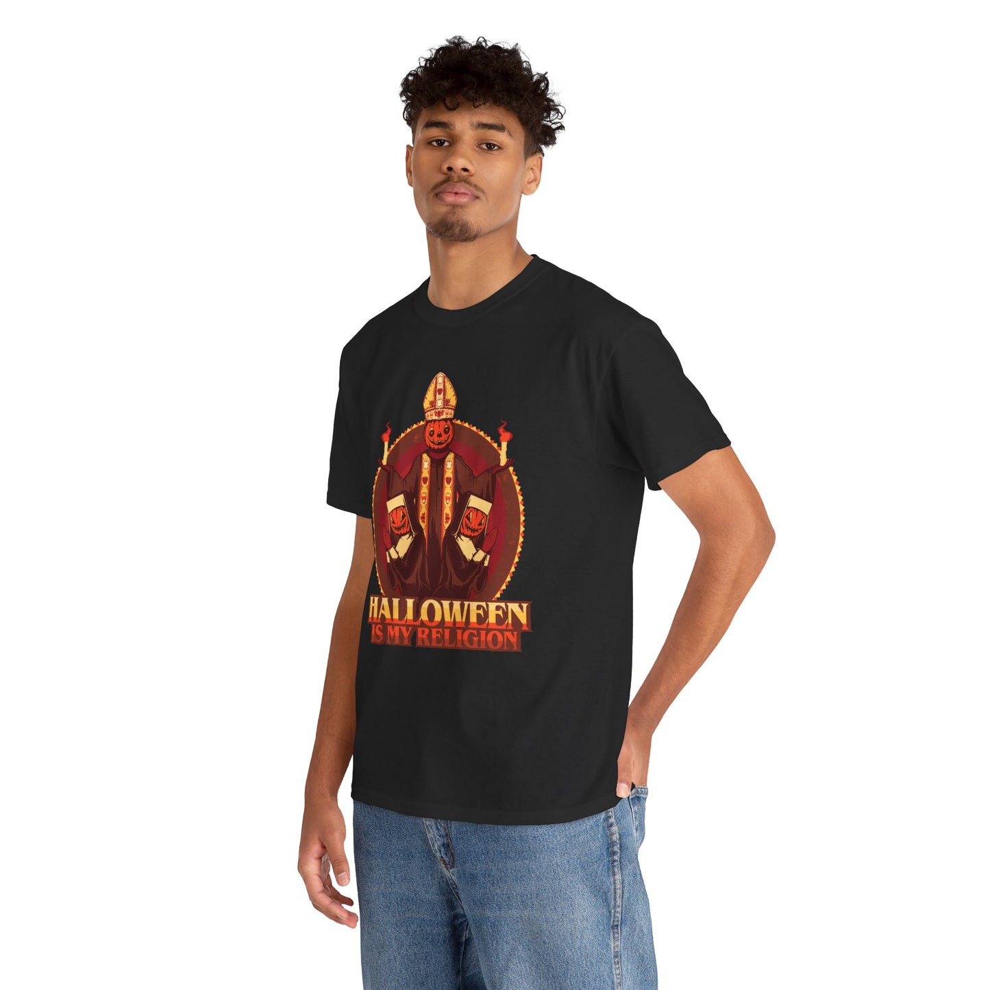 Halloween Is My Religion Unisex Heavy Cotton Tee