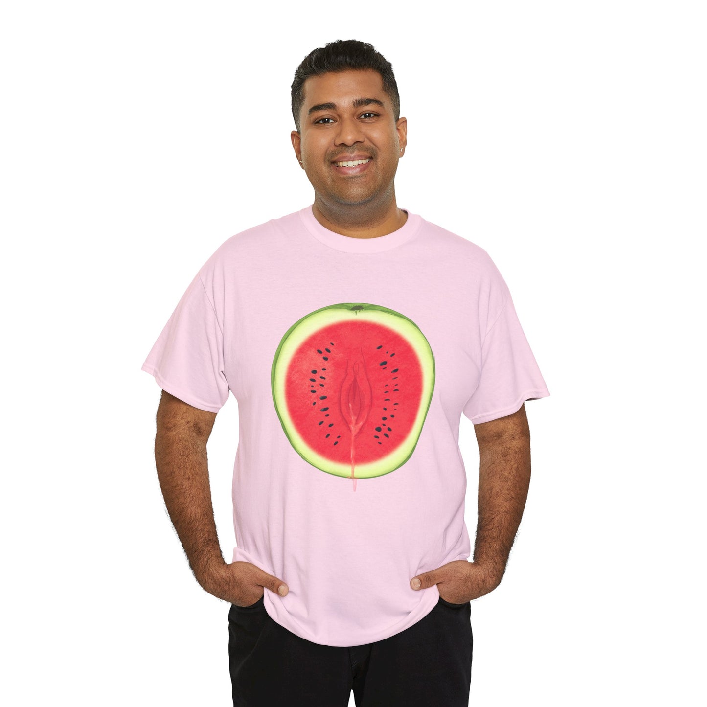 Juicy Watermelon Unisex Heavy Cotton Tee