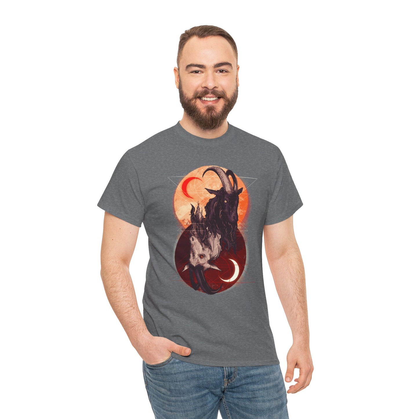 As Above So Below V Unisex Heavy Cotton Tee
