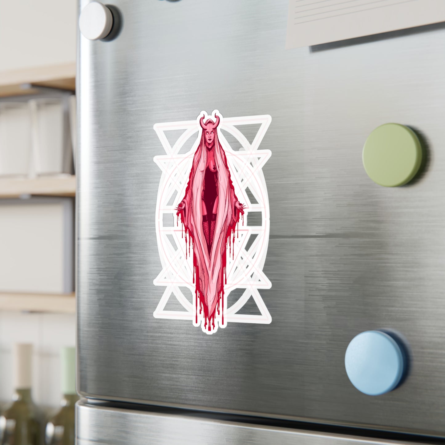 Vagina Mary Kiss-Cut Vinyl Decal