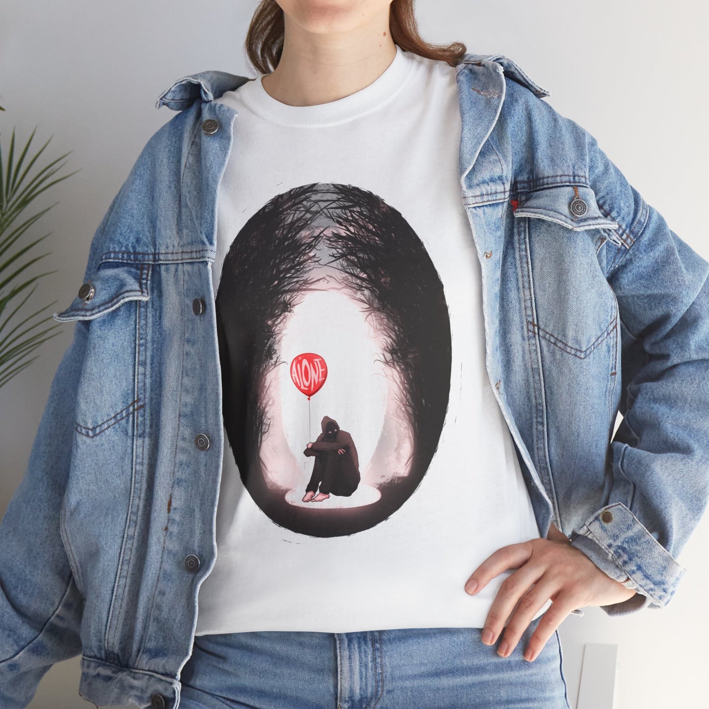 Forever Alone Unisex Heavy Cotton Tee
