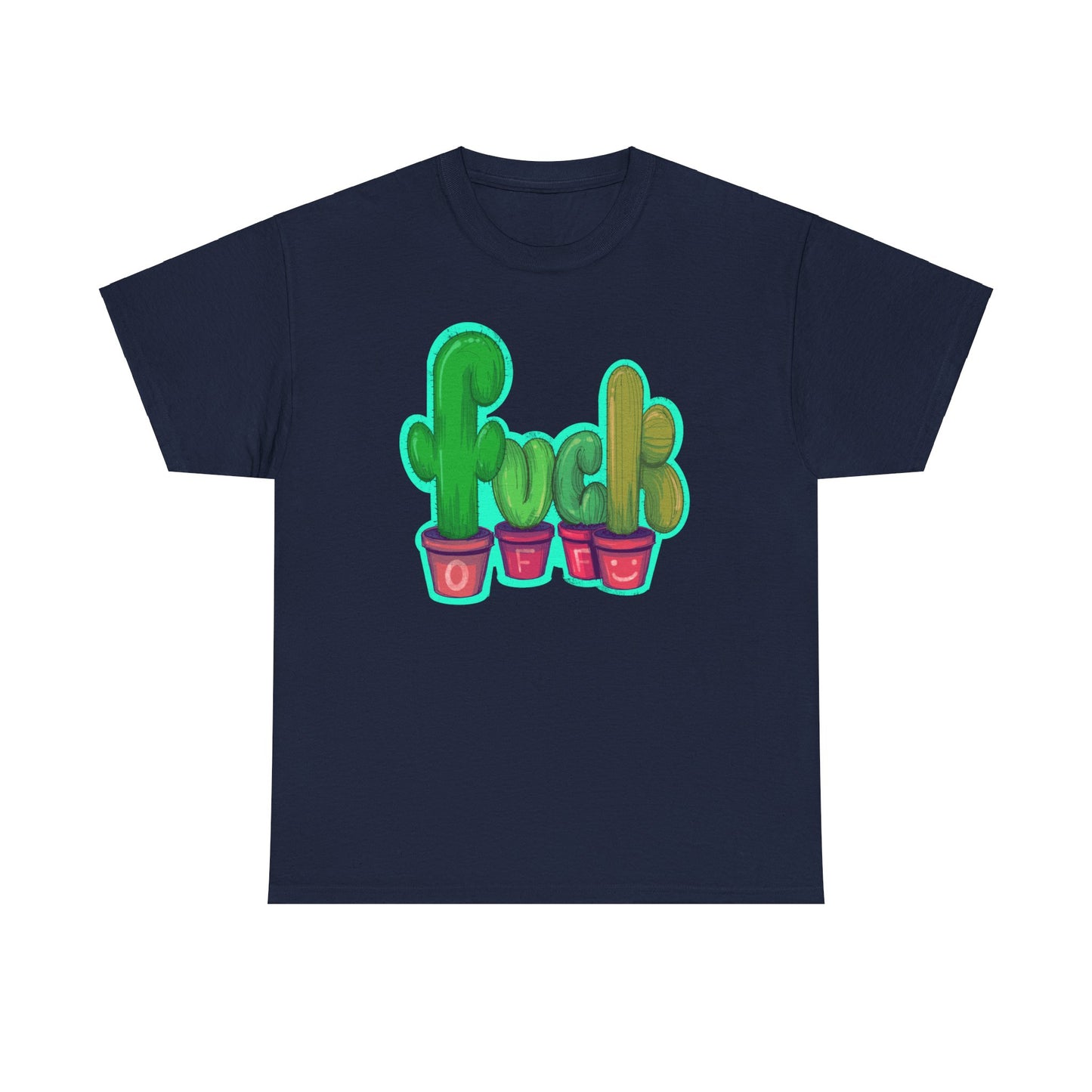Rude Succulents Unisex Heavy Cotton Tee