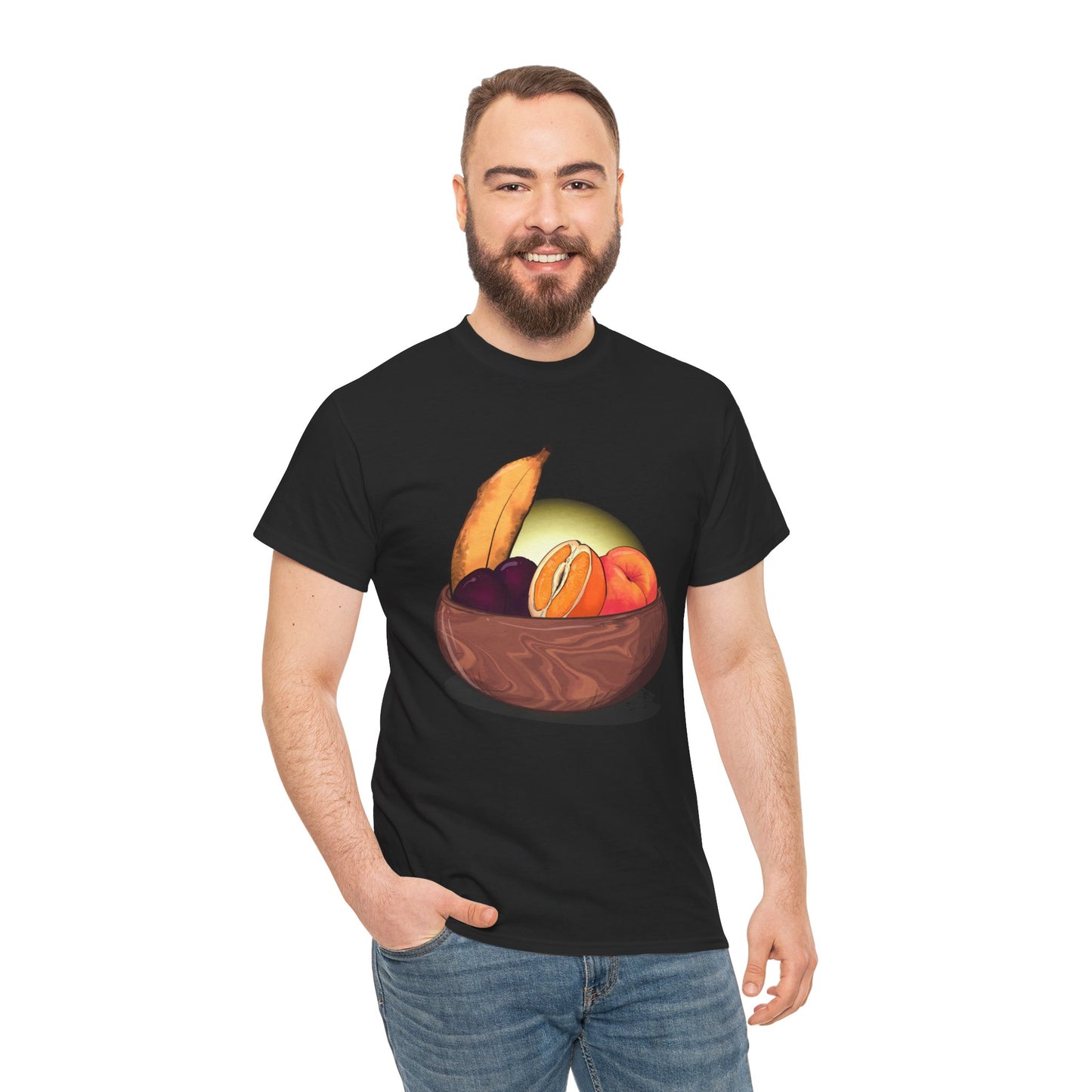 Adult Fruit Basket Unisex Heavy Cotton Tee