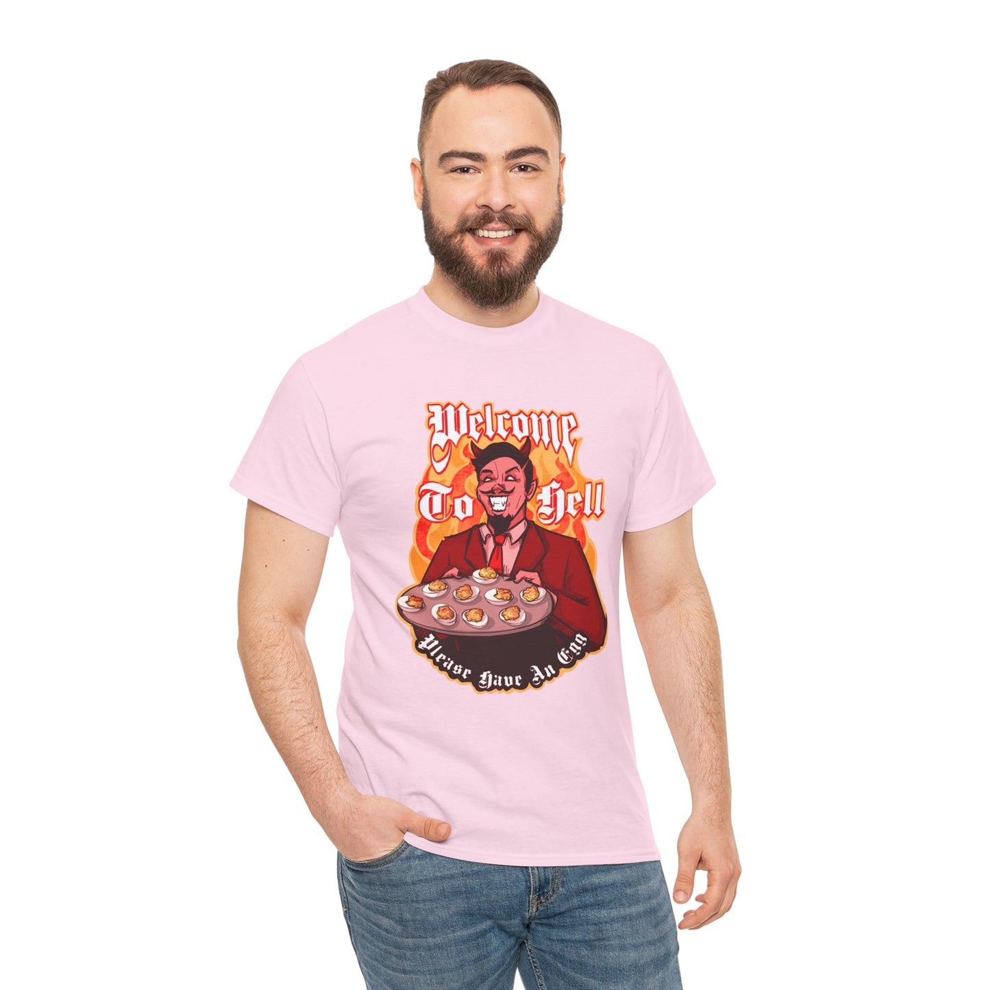 Deviled Eggs Unisex Heavy Cotton Tee
