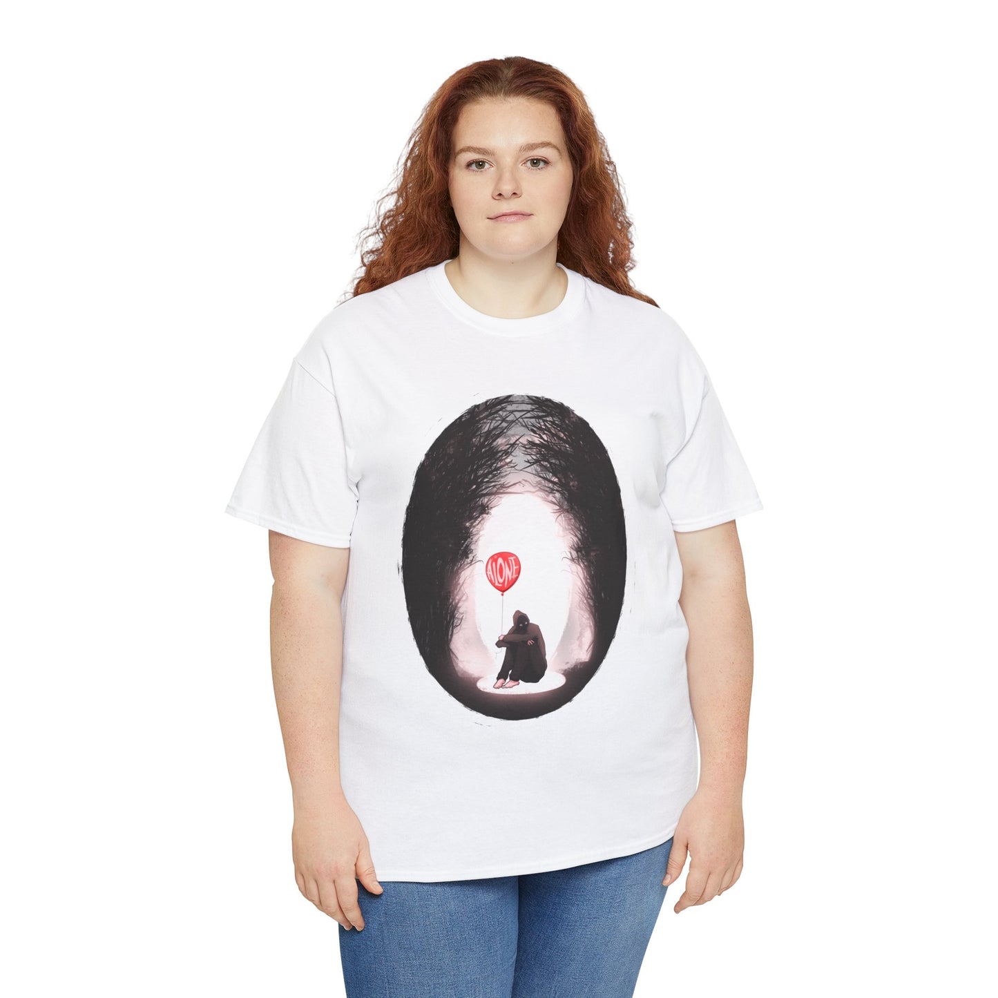 Forever Alone Unisex Heavy Cotton Tee