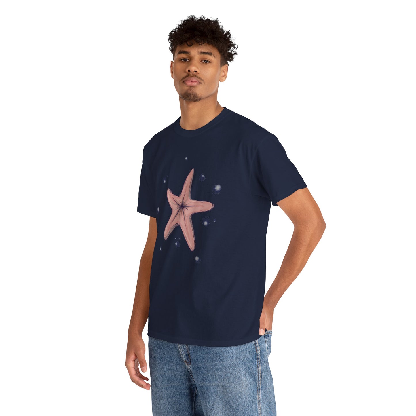 Chocolate Starfish Unisex Heavy Cotton Tee
