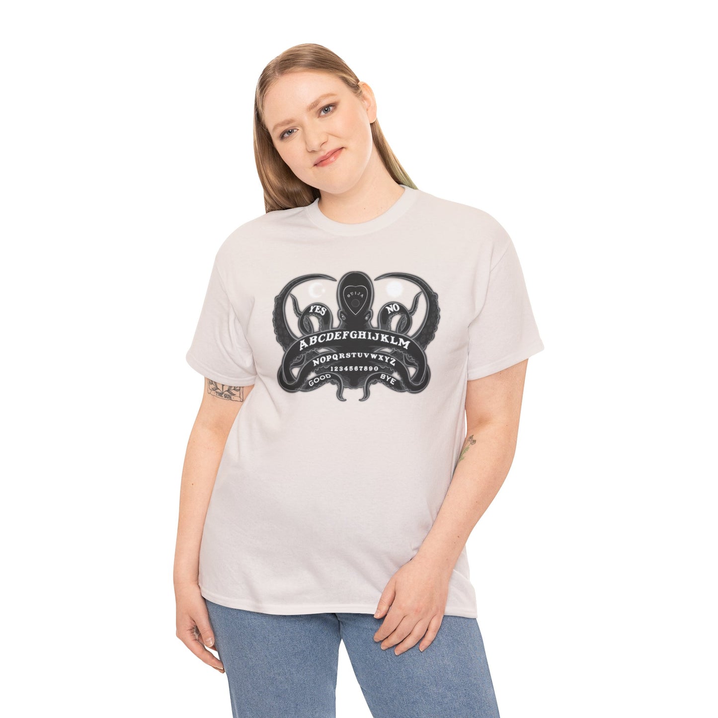 OuijiaPus Unisex Heavy Cotton Tee