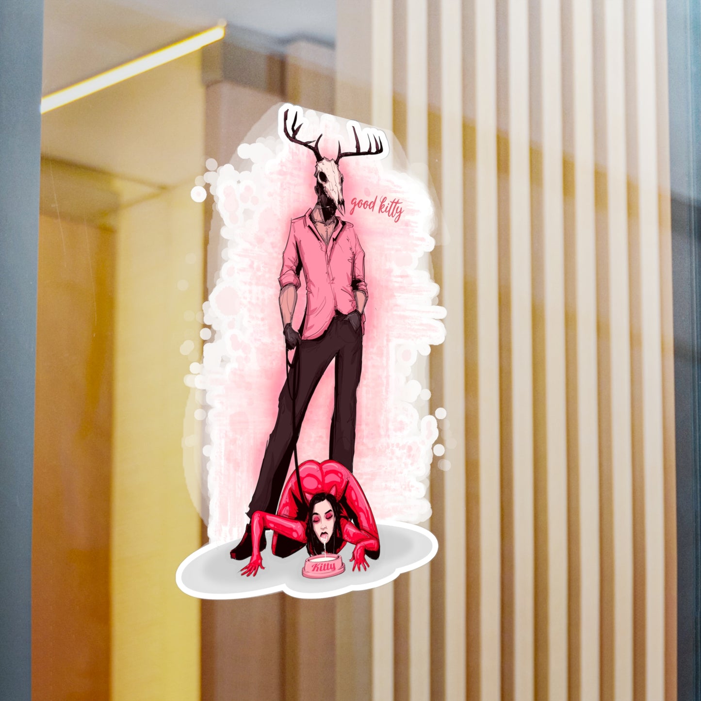 Deer Daddy Series 10: Good Kitty Kiss-Cut Vinyl Decal