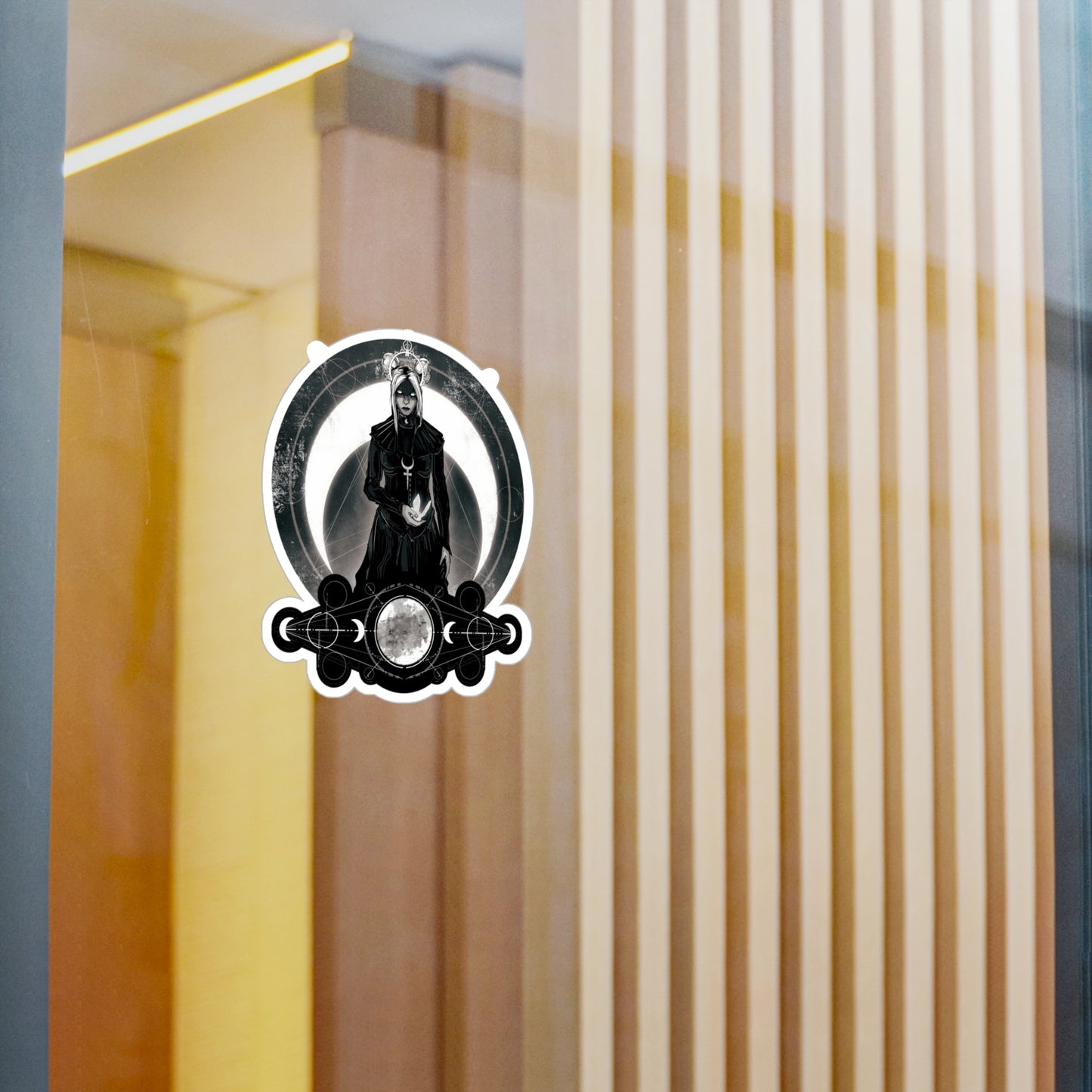 Moon Goddess Kiss-Cut Vinyl Decal