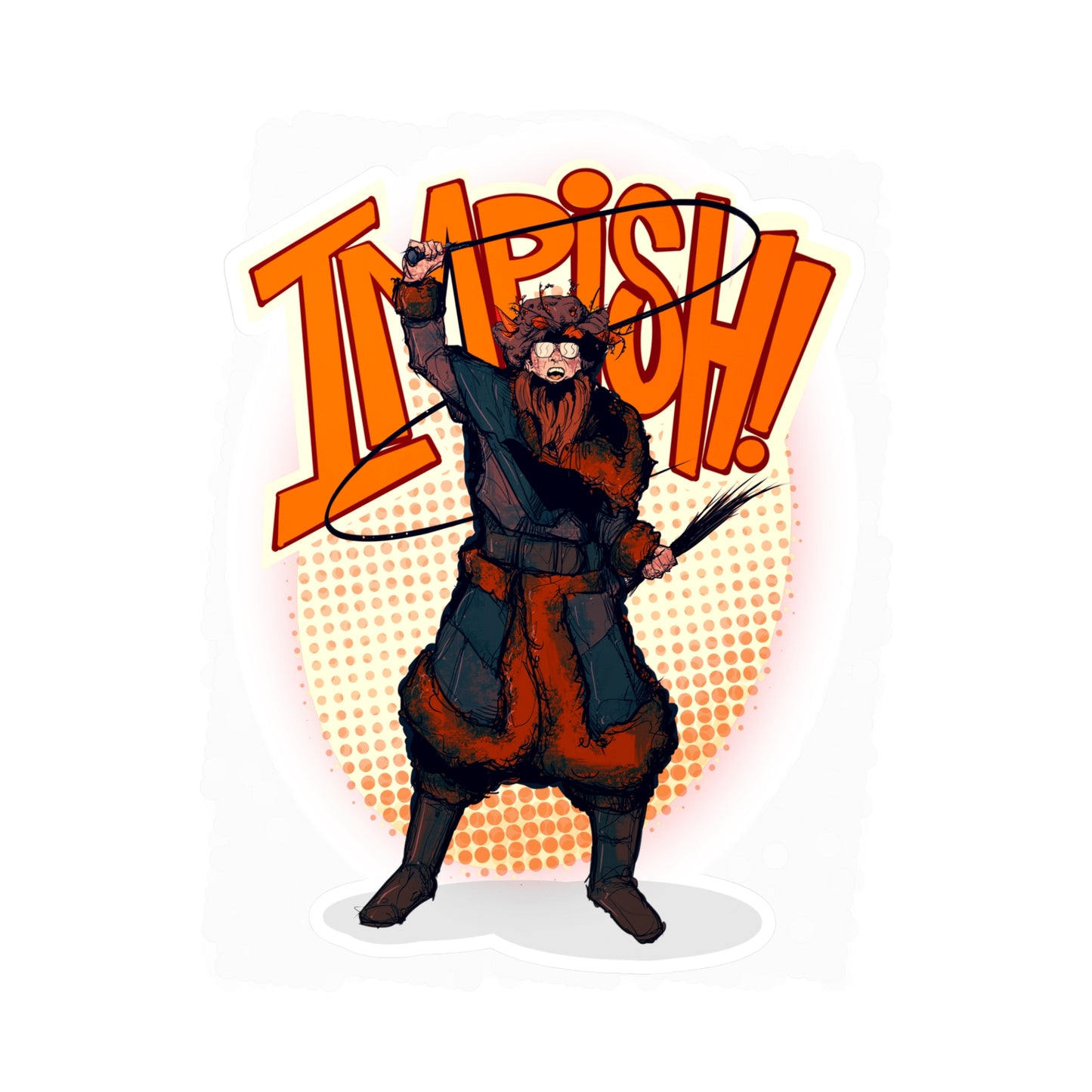 Impish Kiss-Cut Vinyl Decal