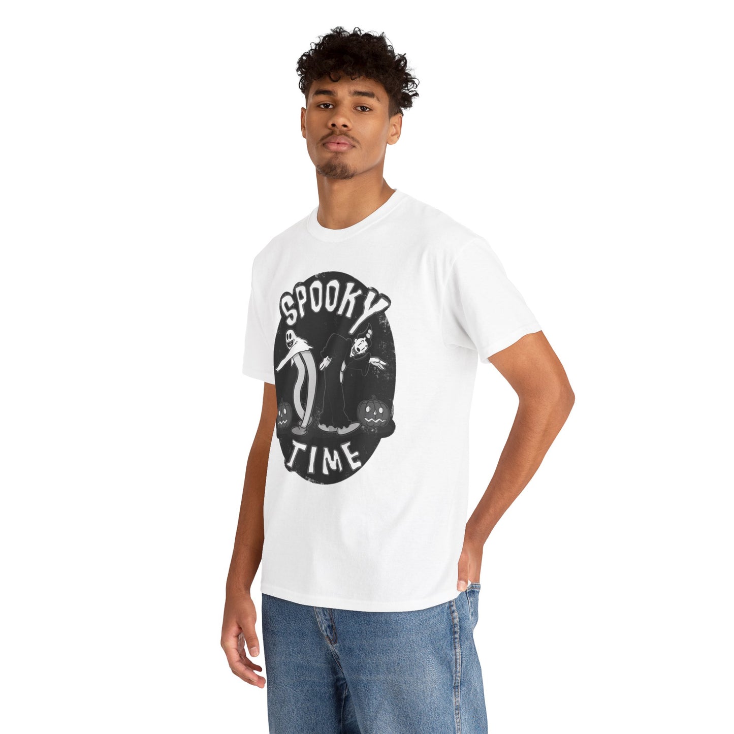 Spooky Time Unisex Heavy Cotton Tee