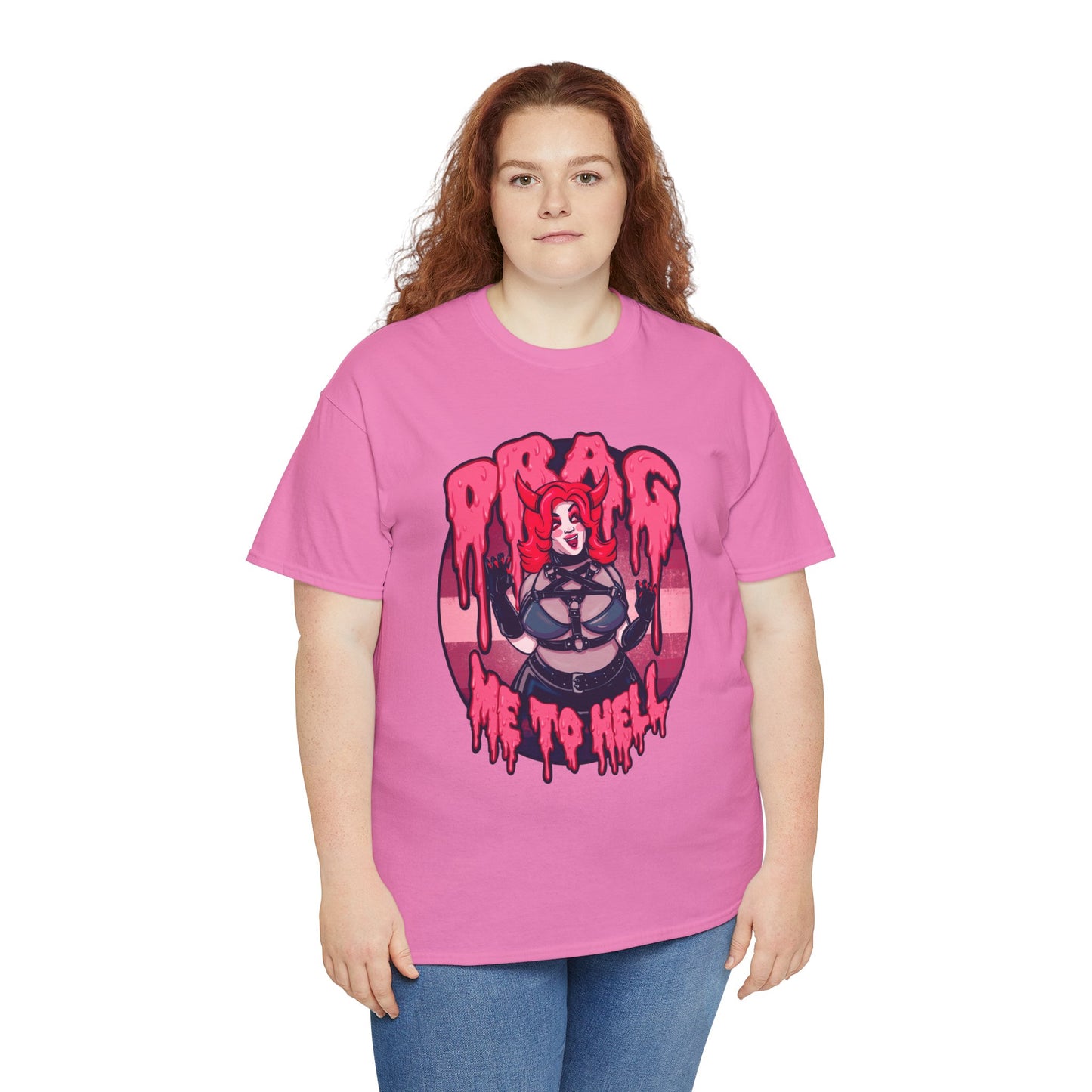 Drag Me To Hell Unisex Heavy Cotton Tee