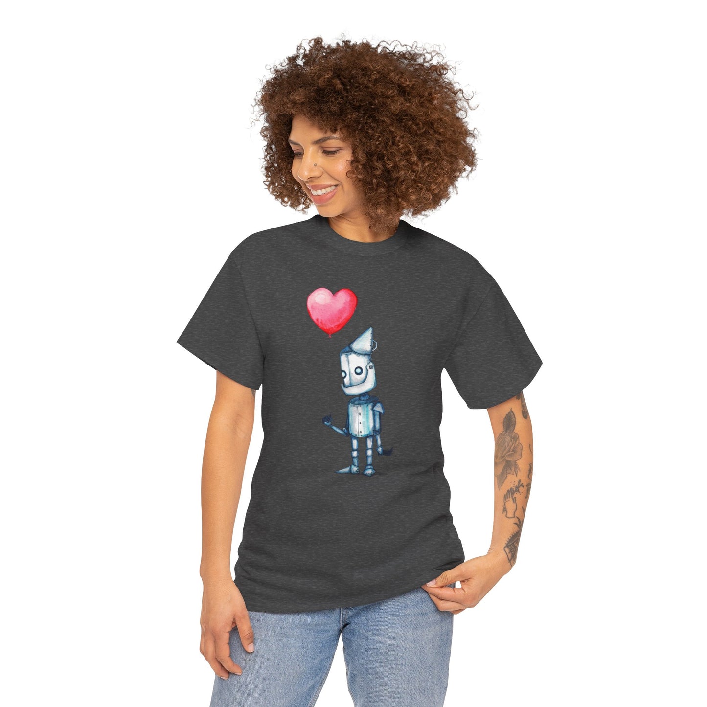 Tinman Gets A Heart Unisex Heavy Cotton Tee