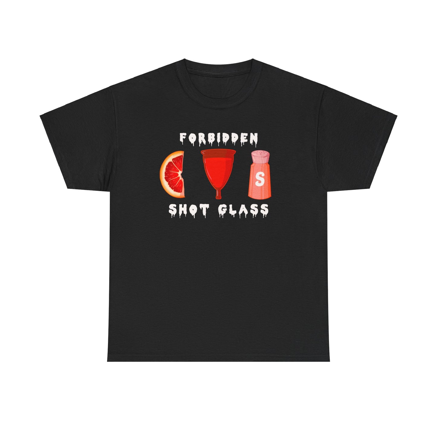 Forbidden Shot Glass Unisex Heavy Cotton Tee
