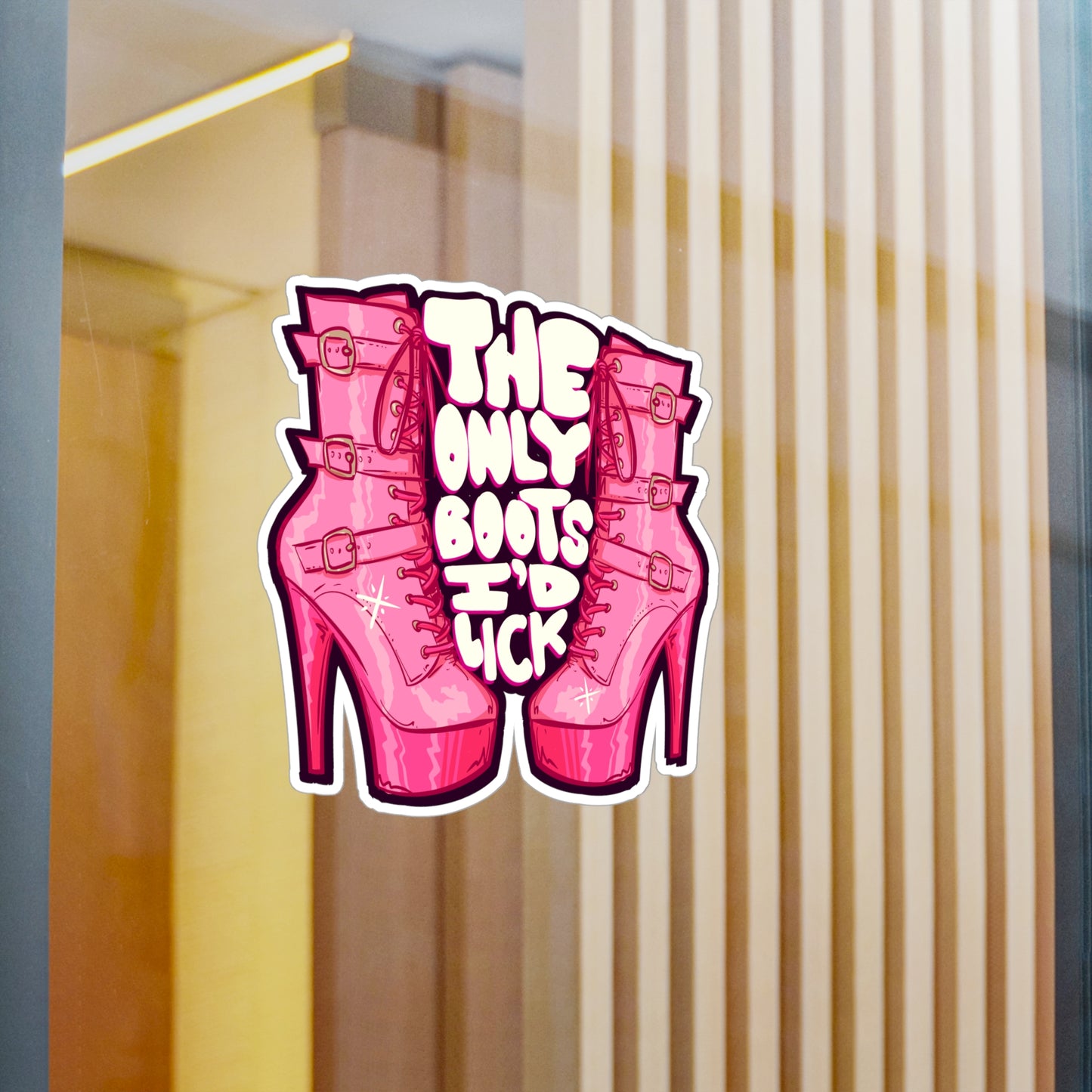 Boot Licker III Kiss-Cut Vinyl Decal