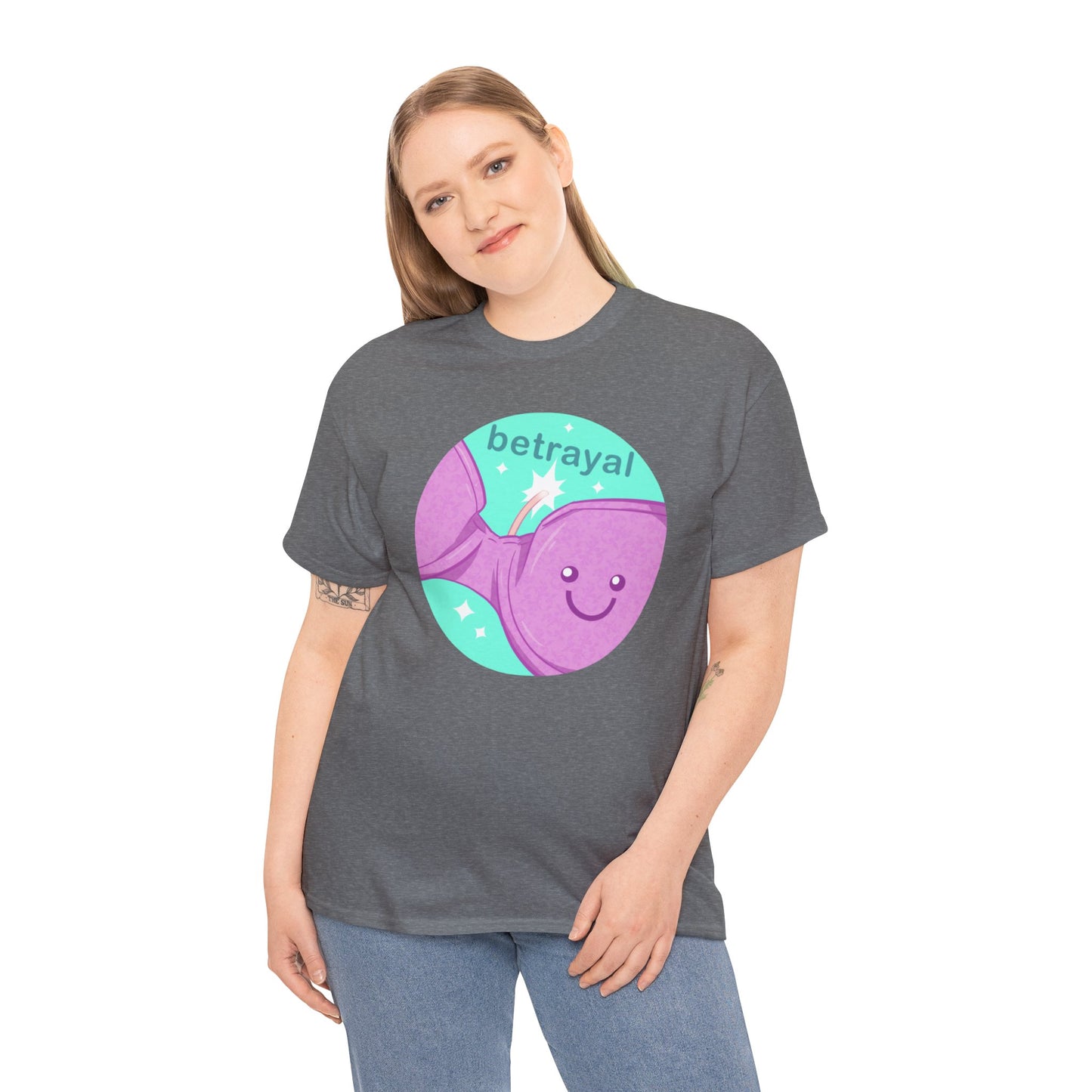 Bra Betrayal Unisex Heavy Cotton Tee