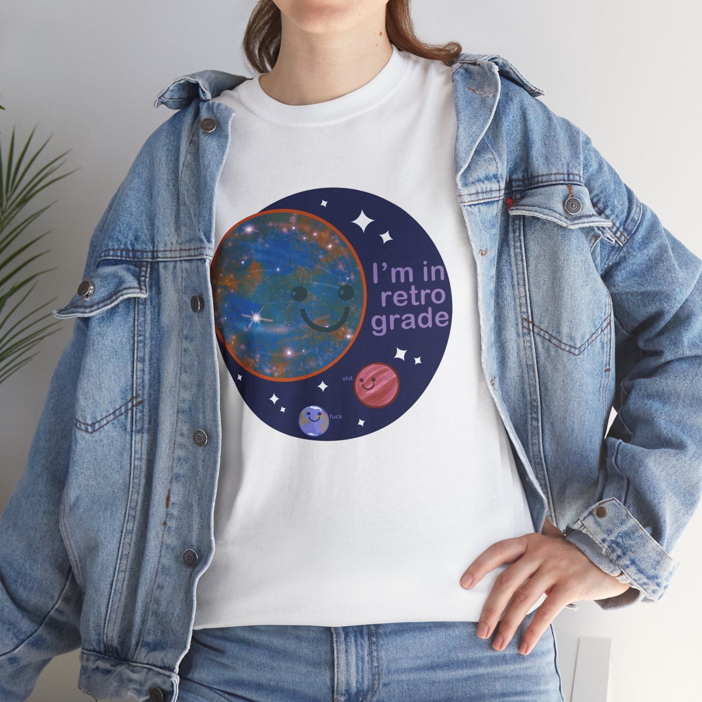 Mercury In Retrograde Unisex Heavy Cotton Tee