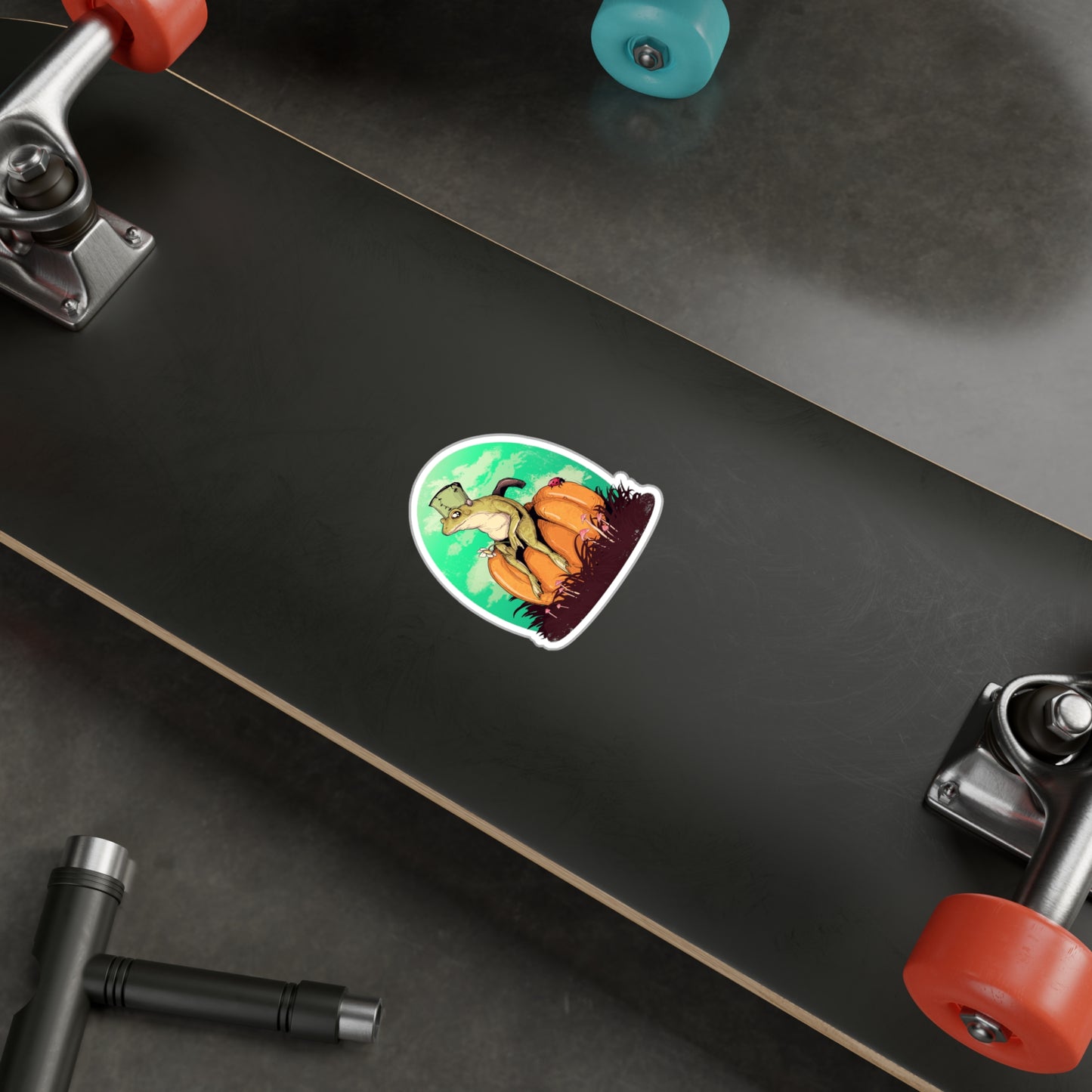 Frogenstein Kiss-Cut Vinyl Decal