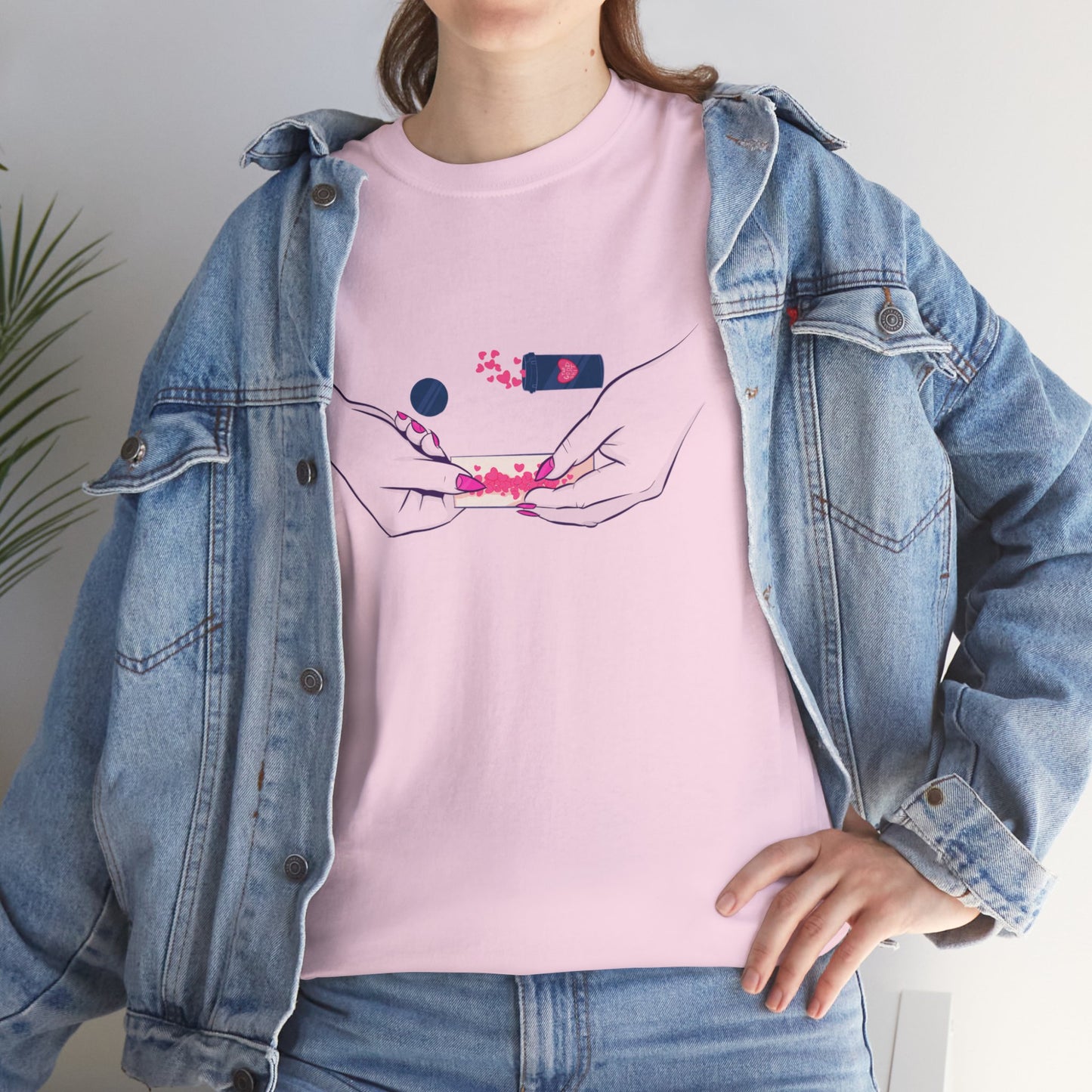 Love Addict II Unisex Heavy Cotton Tee