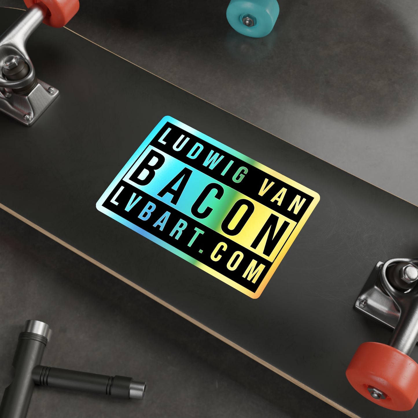 LVB Art Advisory Holographic Die-cut Stickers