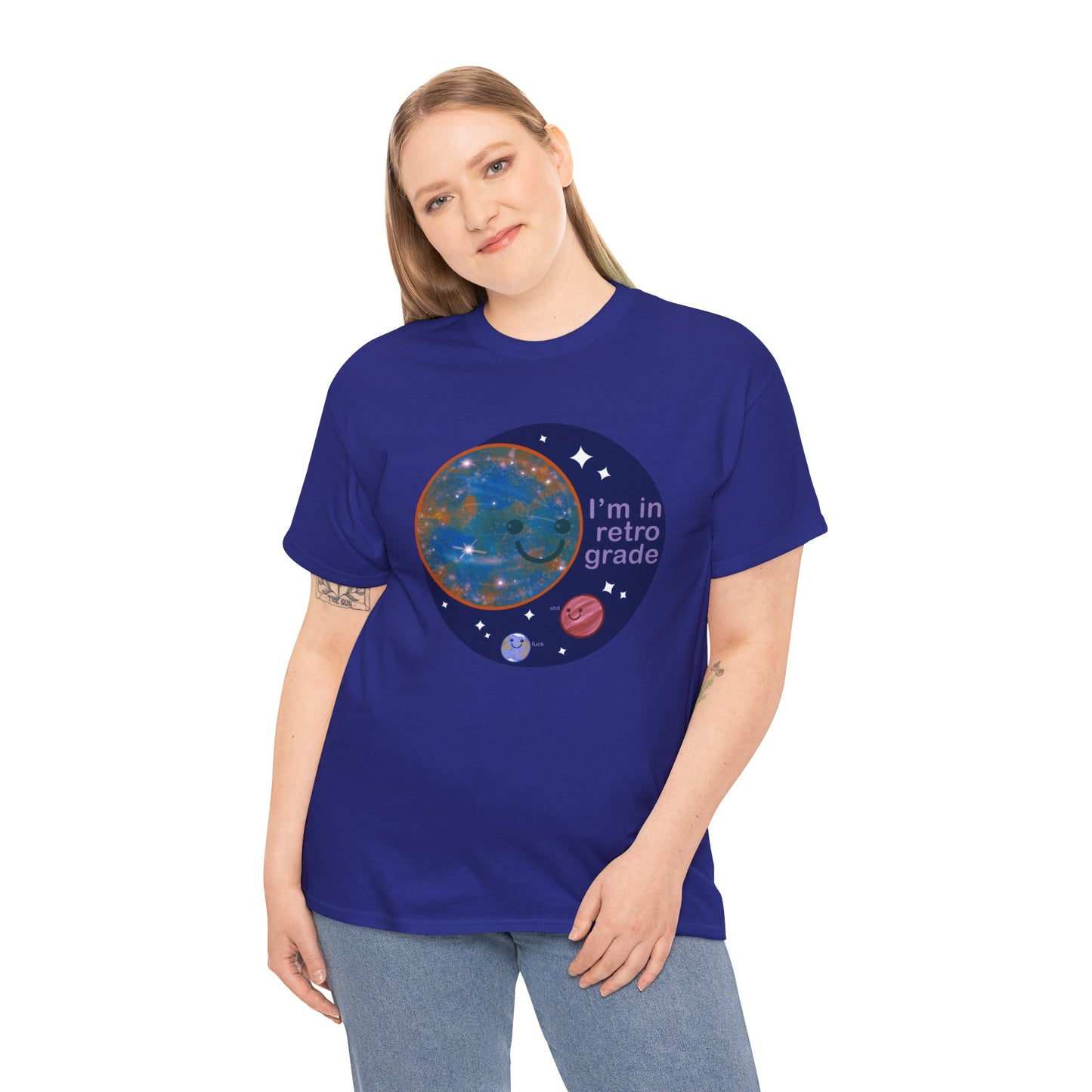 Mercury In Retrograde Unisex Heavy Cotton Tee