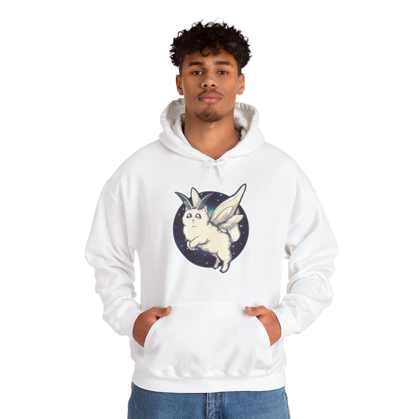 Kitty Moth Unisex Heavy Blend Hooded Sweatshirt