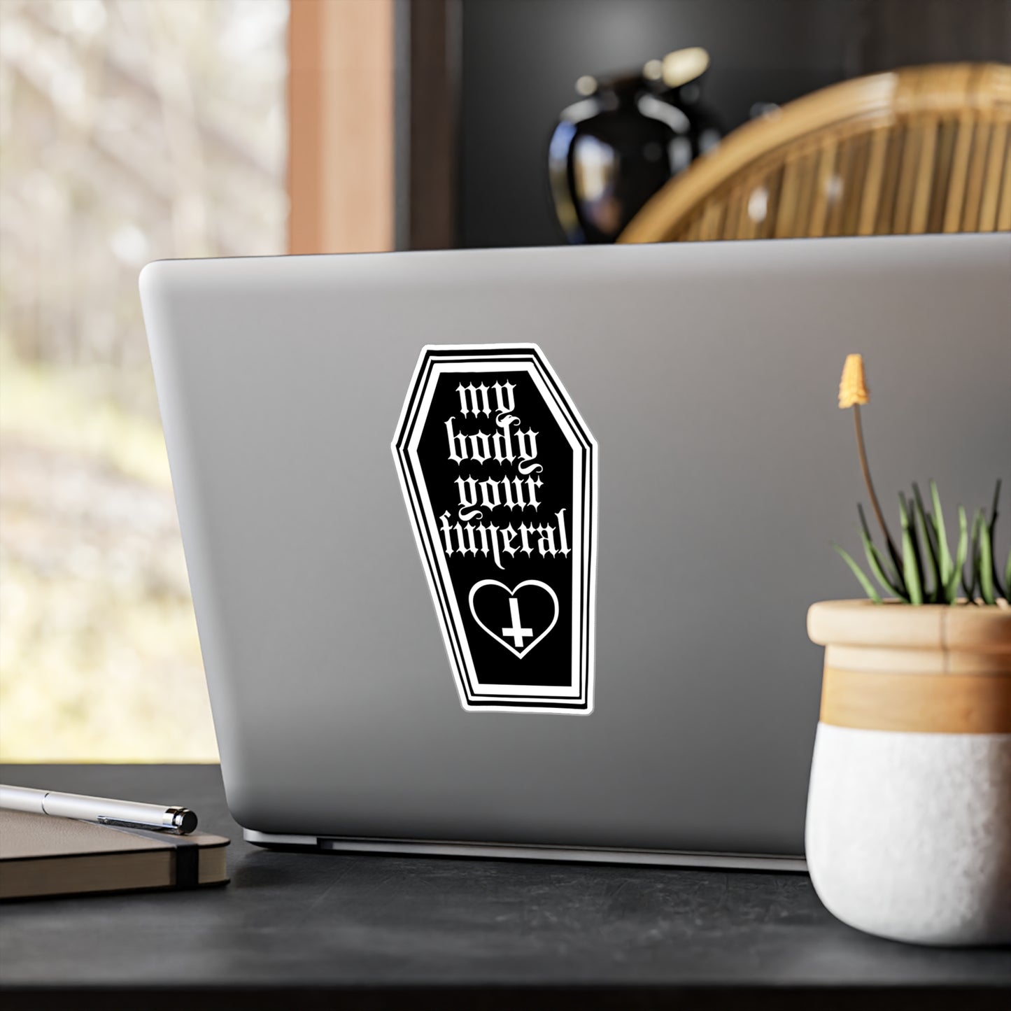 My Body Your Funeral Kiss-Cut Vinyl Decal