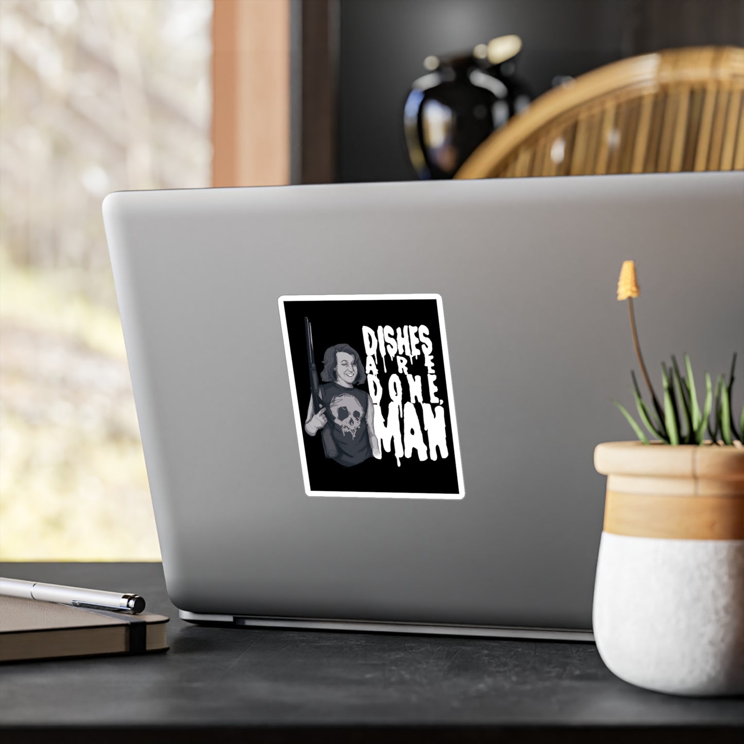 Dishes Are Done Kiss-Cut Vinyl Decal