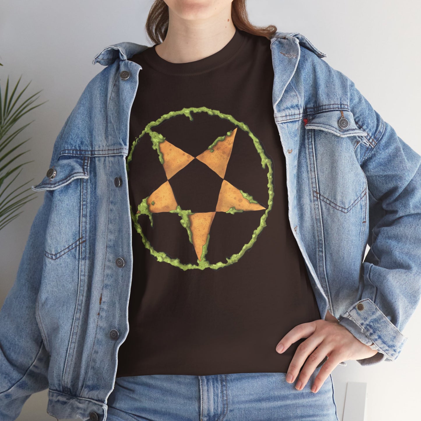 Guacamole Pentagram Unisex Heavy Cotton Tee