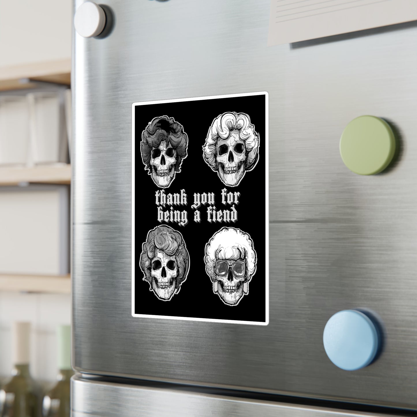 Gold Ghouls Kiss-Cut Vinyl Decal