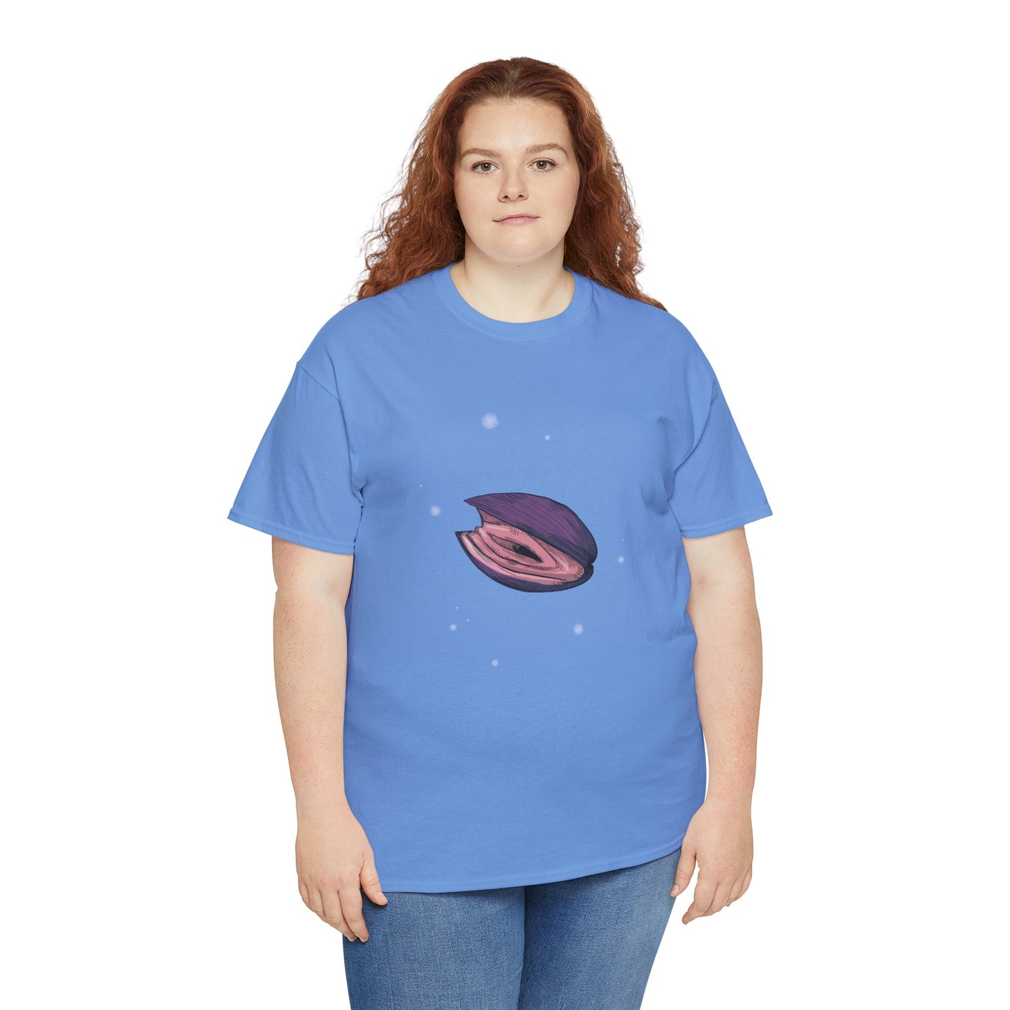 Pink Clam Unisex Heavy Cotton Tee