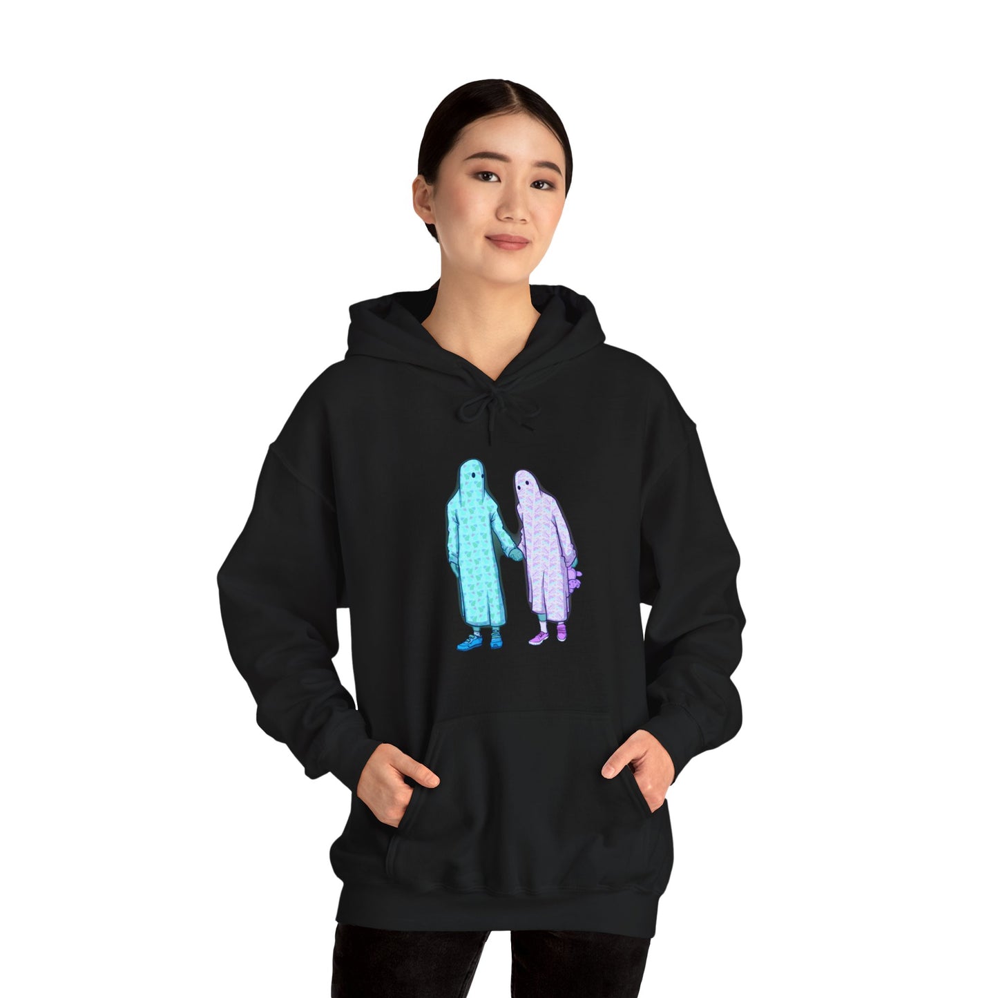 Ghost Kids Unisex Heavy Blend Hooded Sweatshirt