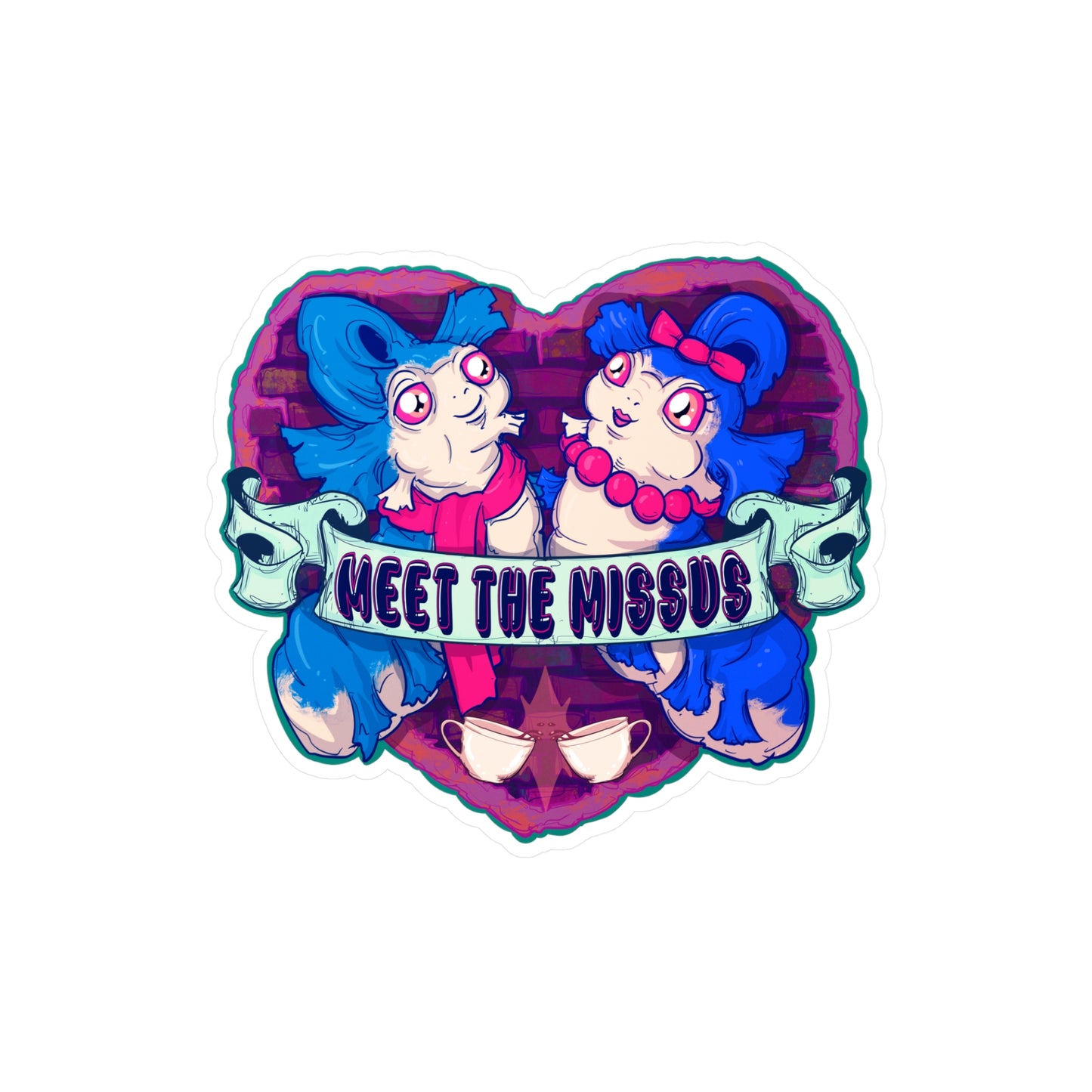 Meet The Missus Kiss-Cut Vinyl Decal