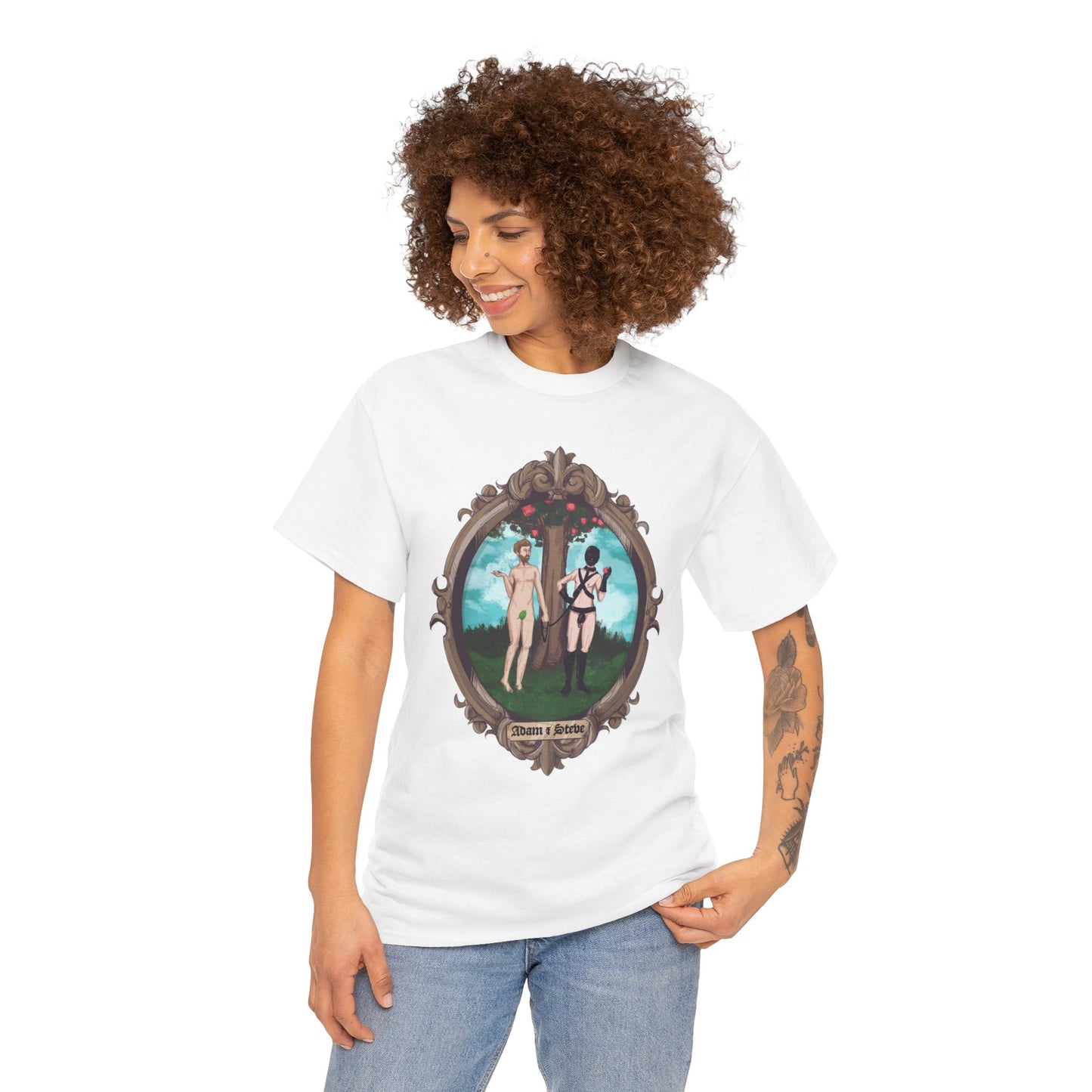Adam & Steve Unisex Heavy Cotton Tee