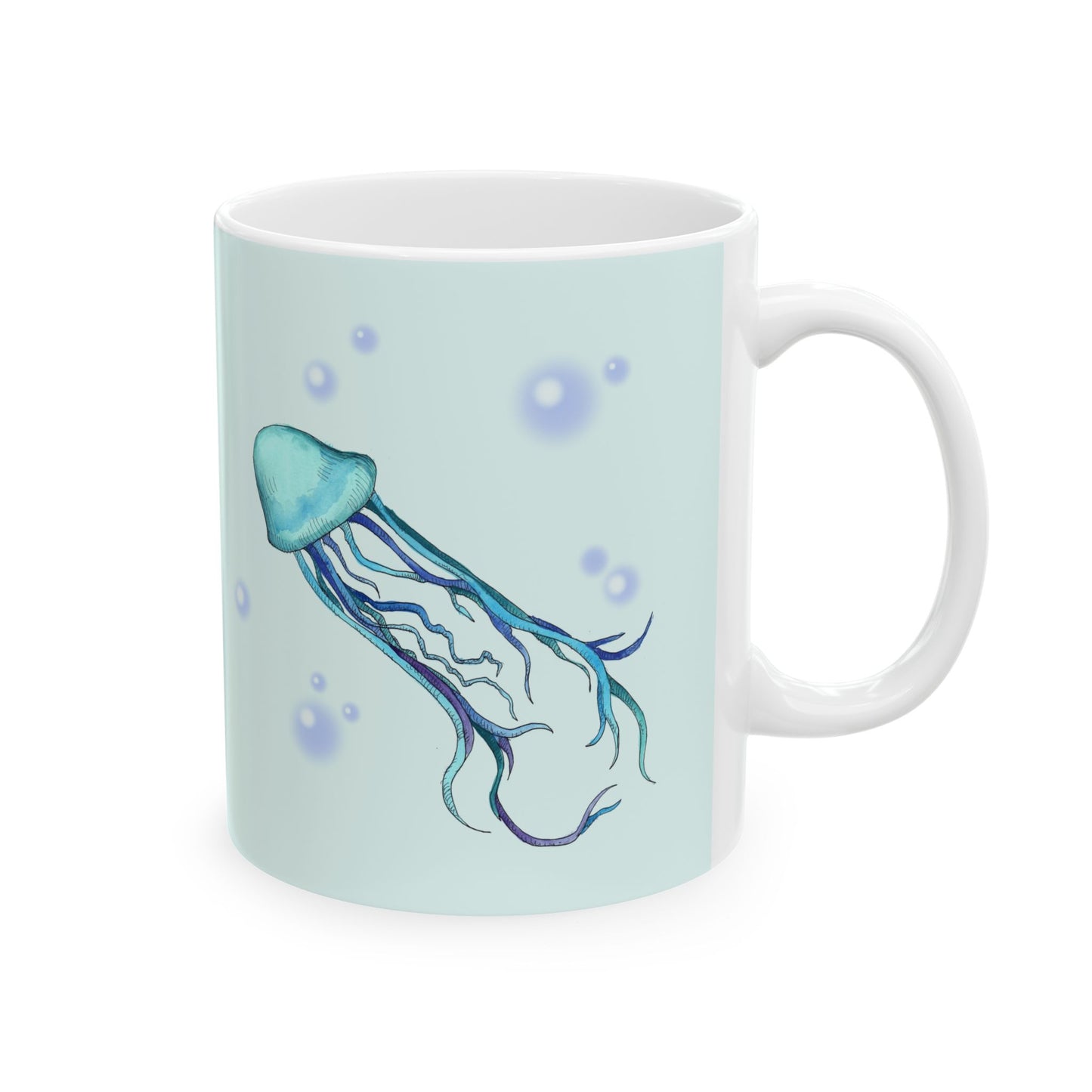 KY Jellyfish Ceramic Mug 11oz