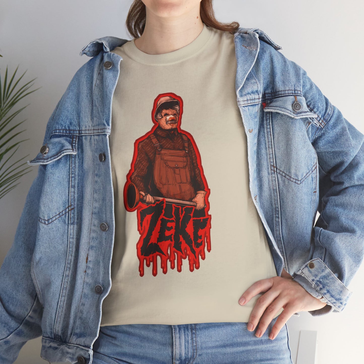 Zeke The Plumber Unisex Heavy Cotton Tee