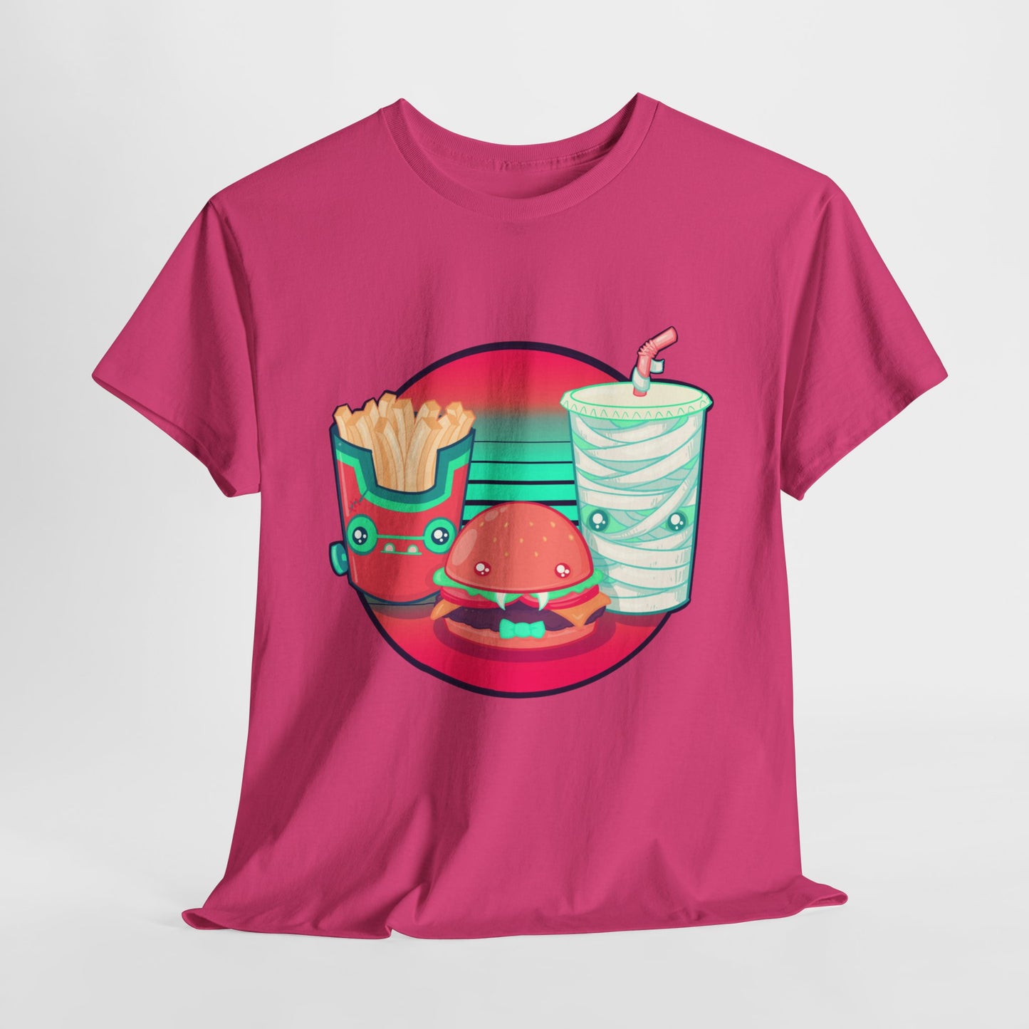 Spooky Fast Food Unisex Heavy Cotton Tee