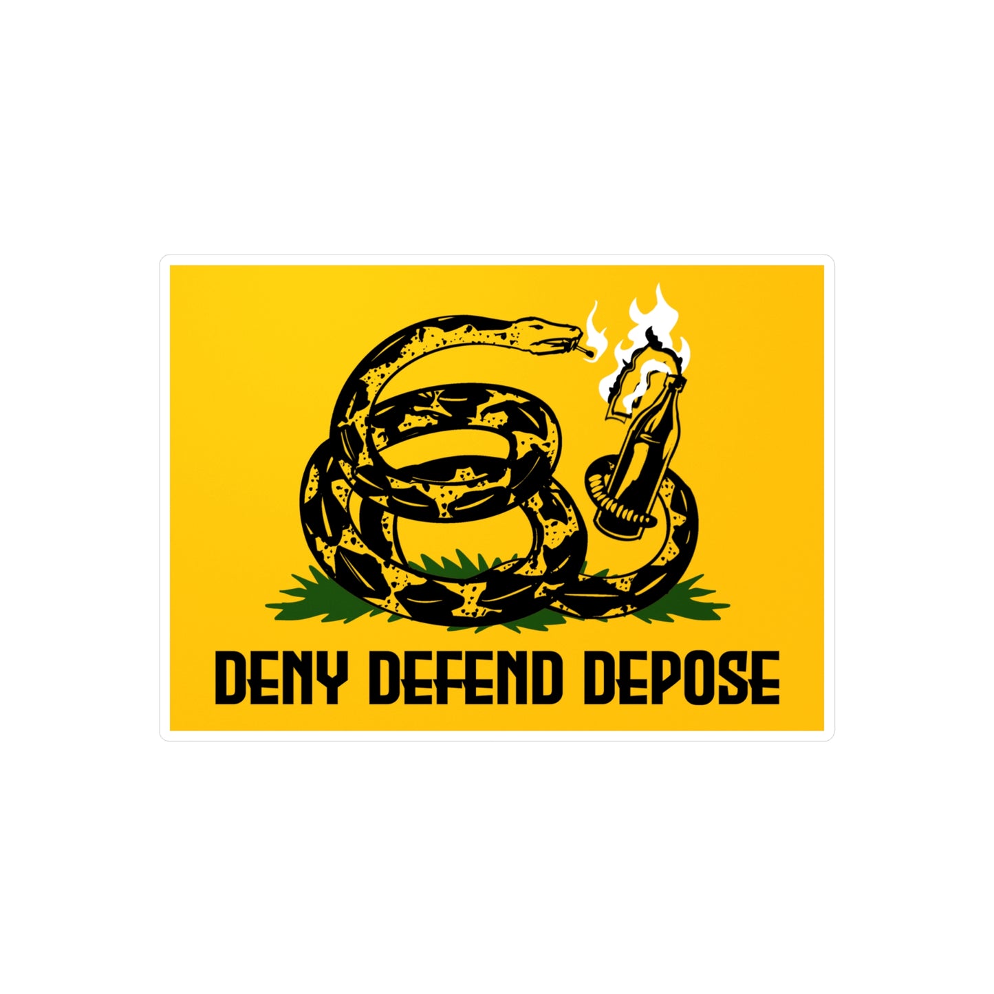 Triple D Flag Kiss-Cut Vinyl Decal