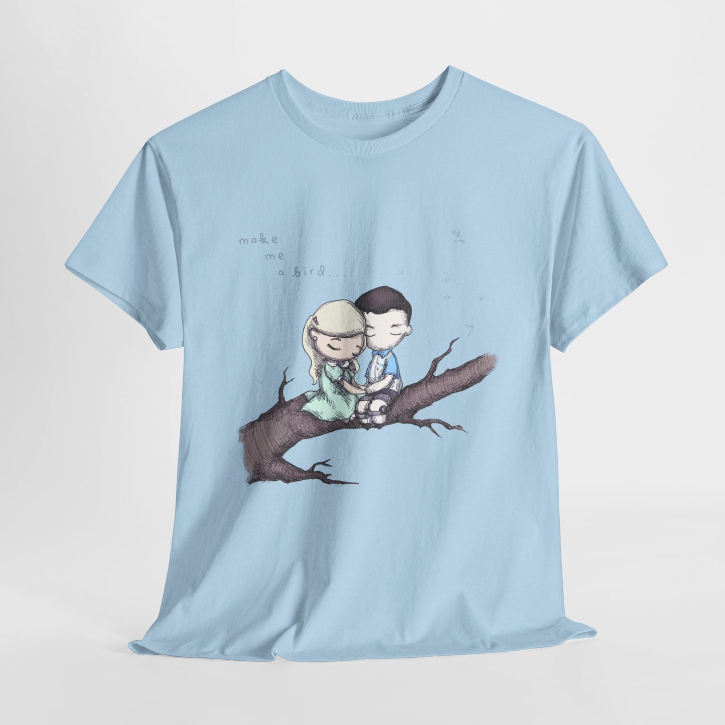 Make Me A Bird Unisex Heavy Cotton Tee