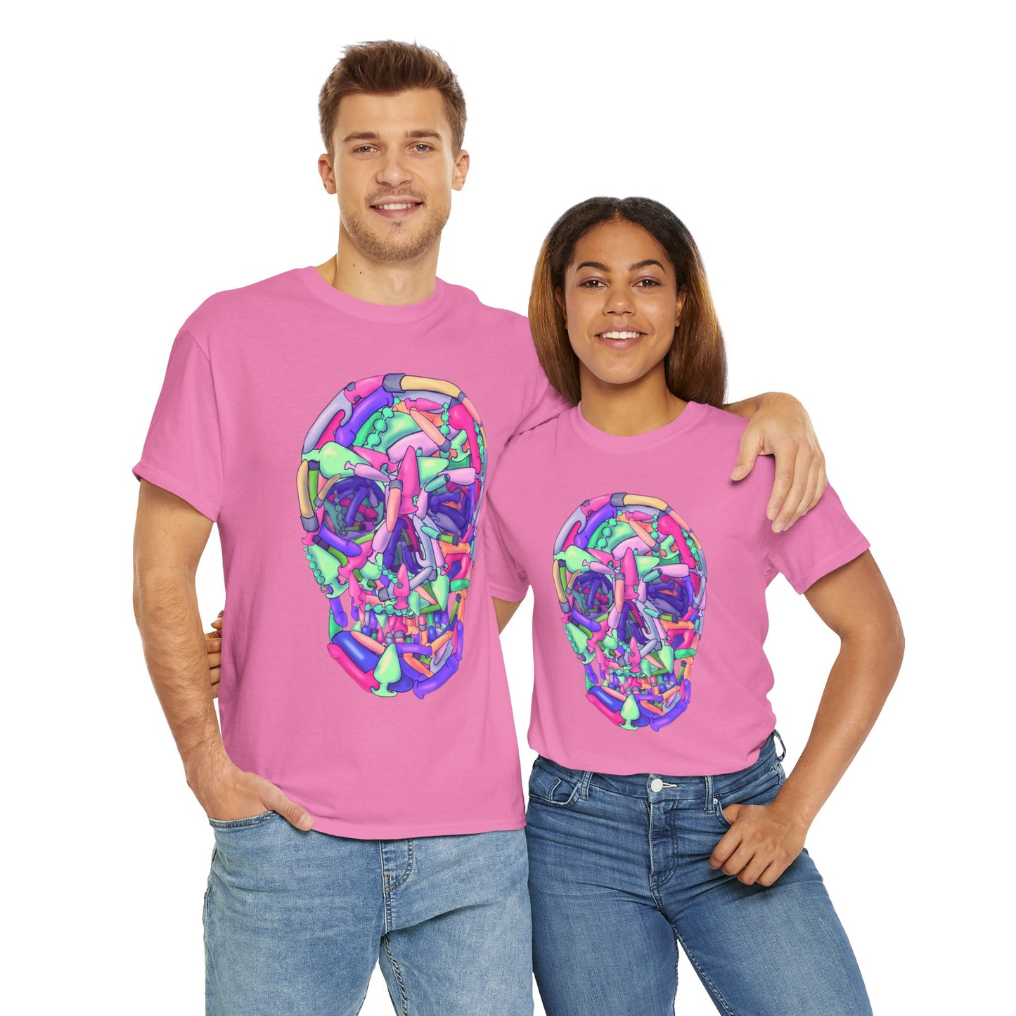 Sex Toy Skull Unisex Heavy Cotton Tee