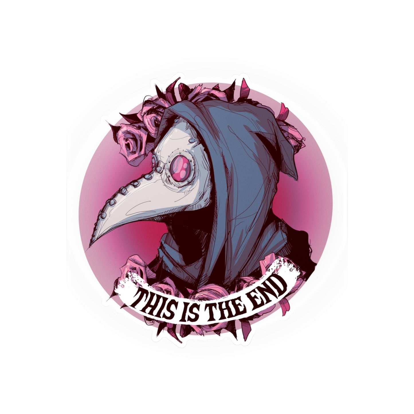 This Is The End Kiss-Cut Vinyl Decal